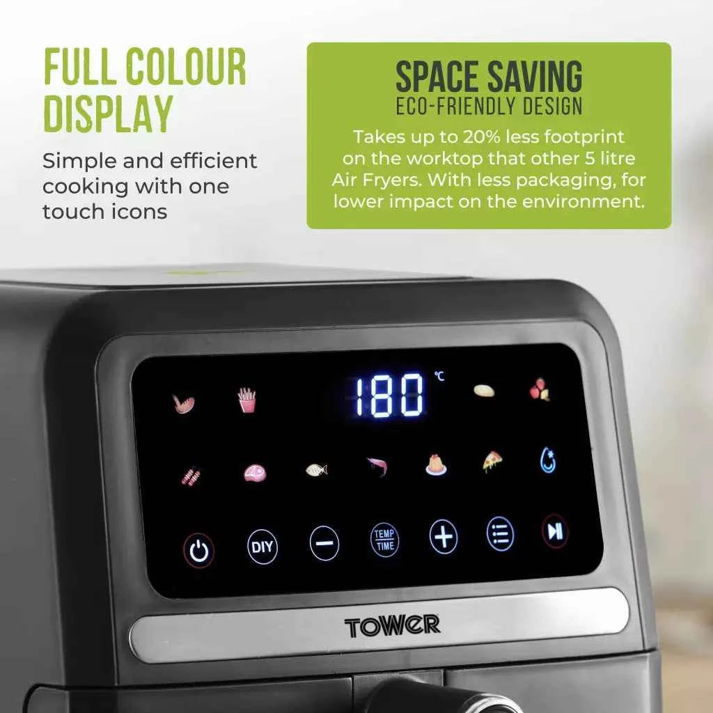 Tower 5L Vortx Air fryer With Digital Colour Display