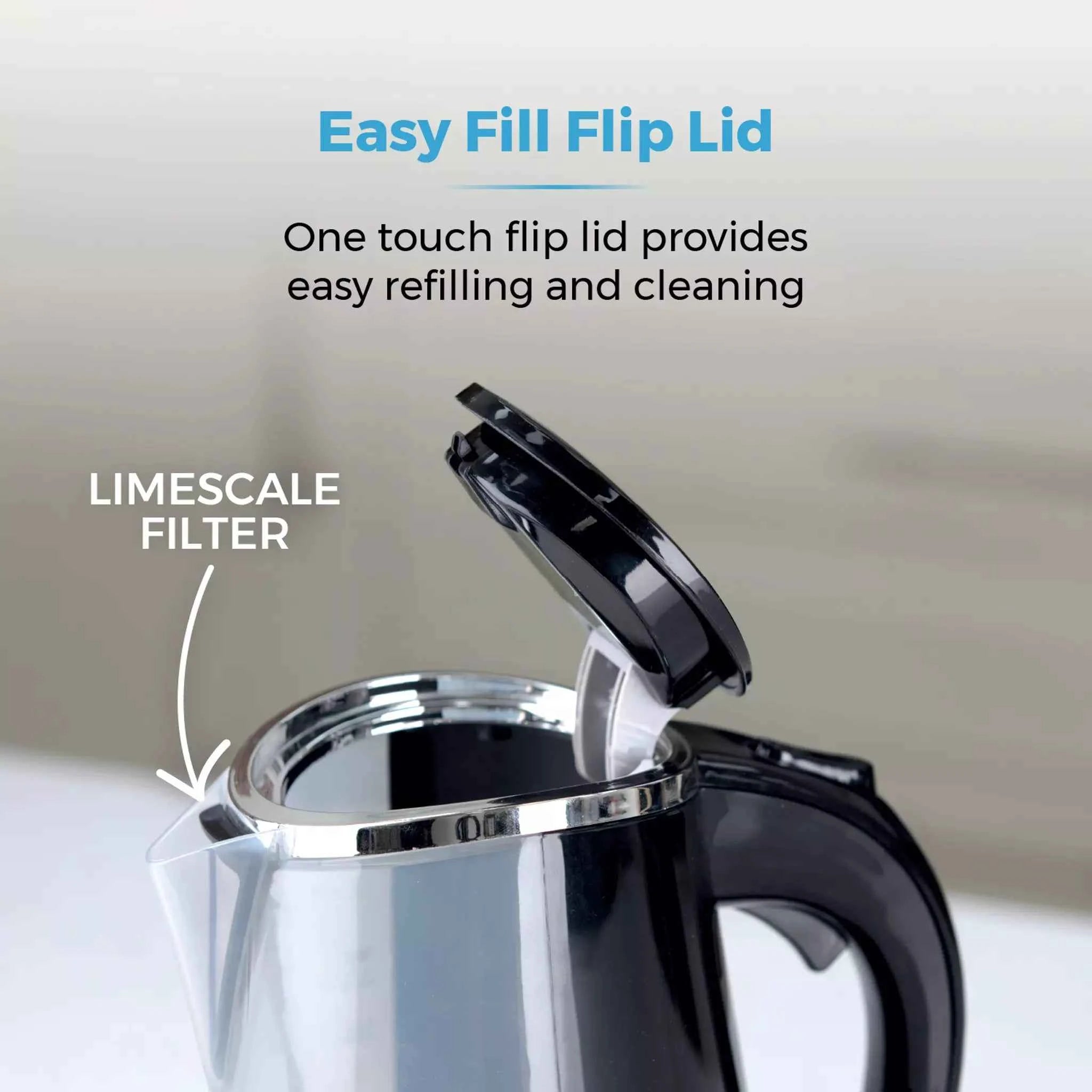 Tower LED Colour Changing Kettle