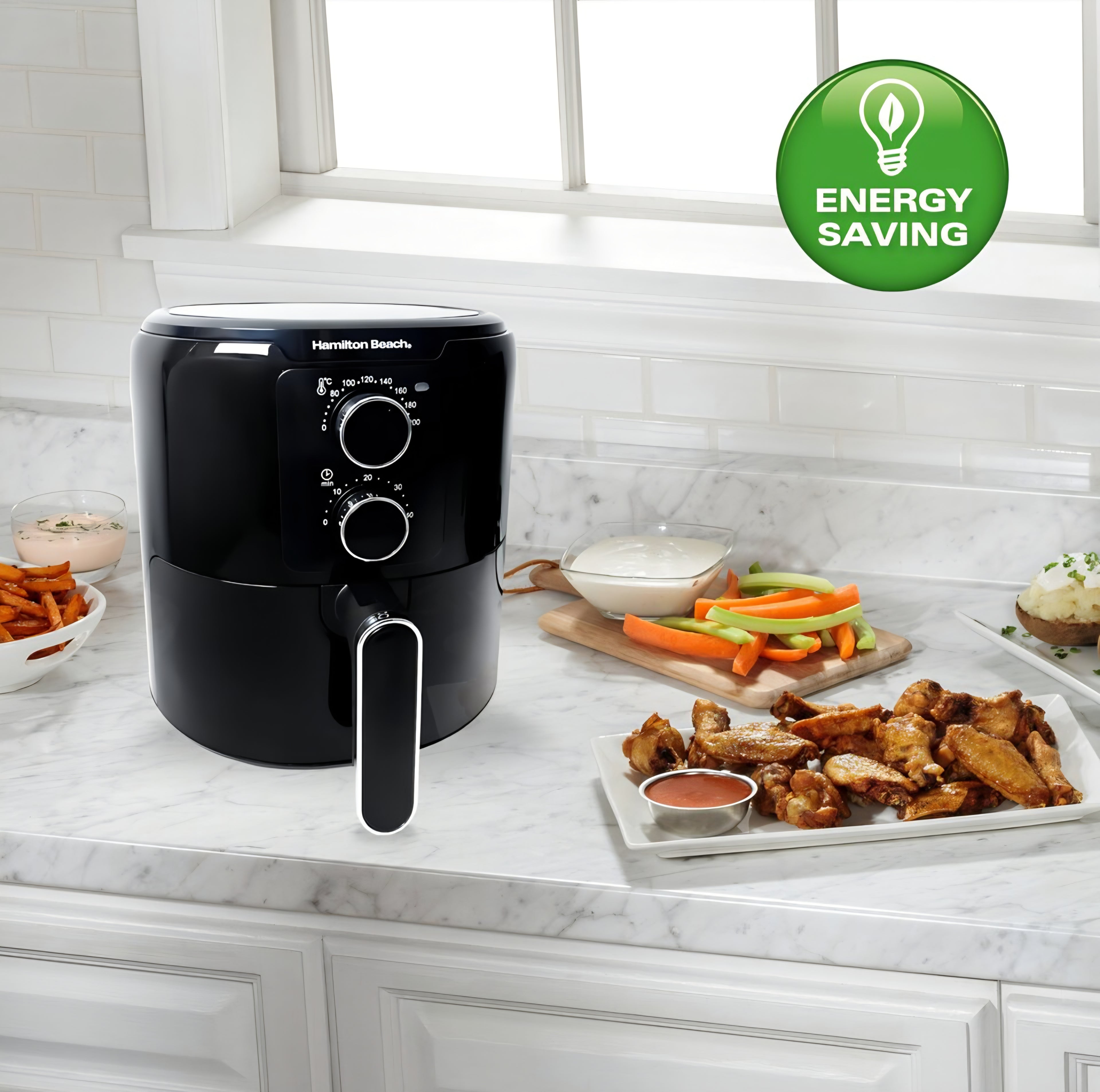 Hamilton Beach 4.2L Simplifry Air Fryer - Amoxdigi