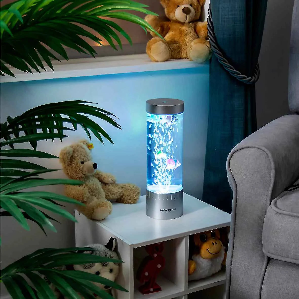 Global Gizmos Tropical Fish Desk Bubble Lamp