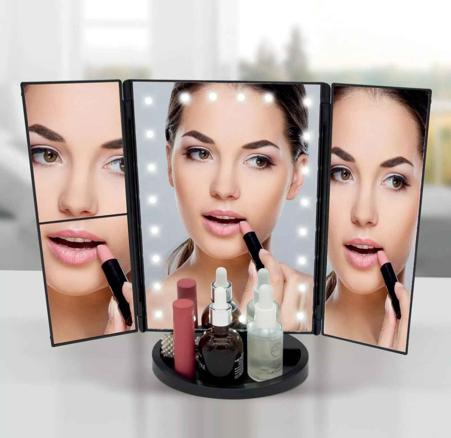 Bauer Pro LED Foldable Mirror