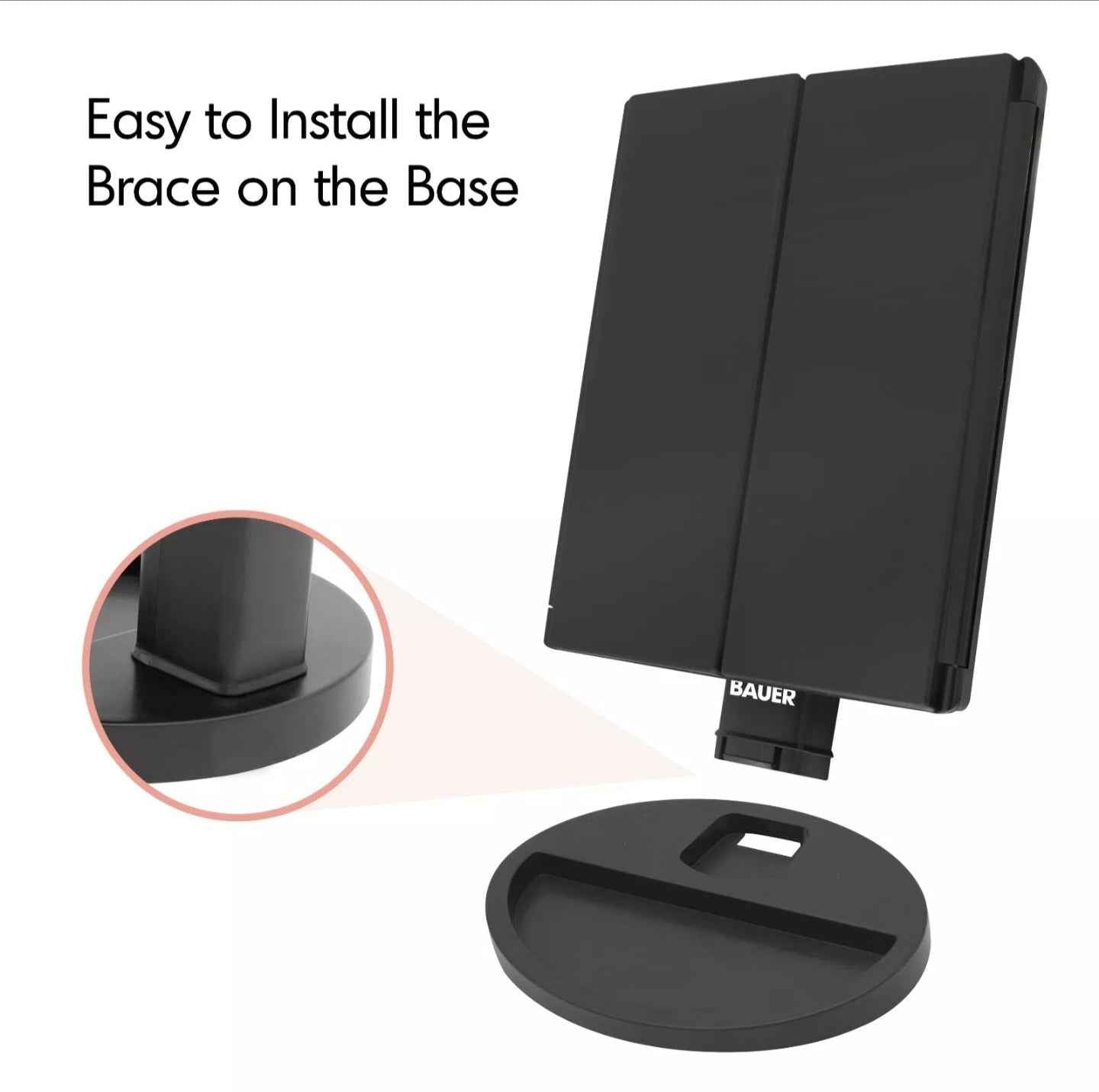 Bauer Pro LED Foldable Mirror