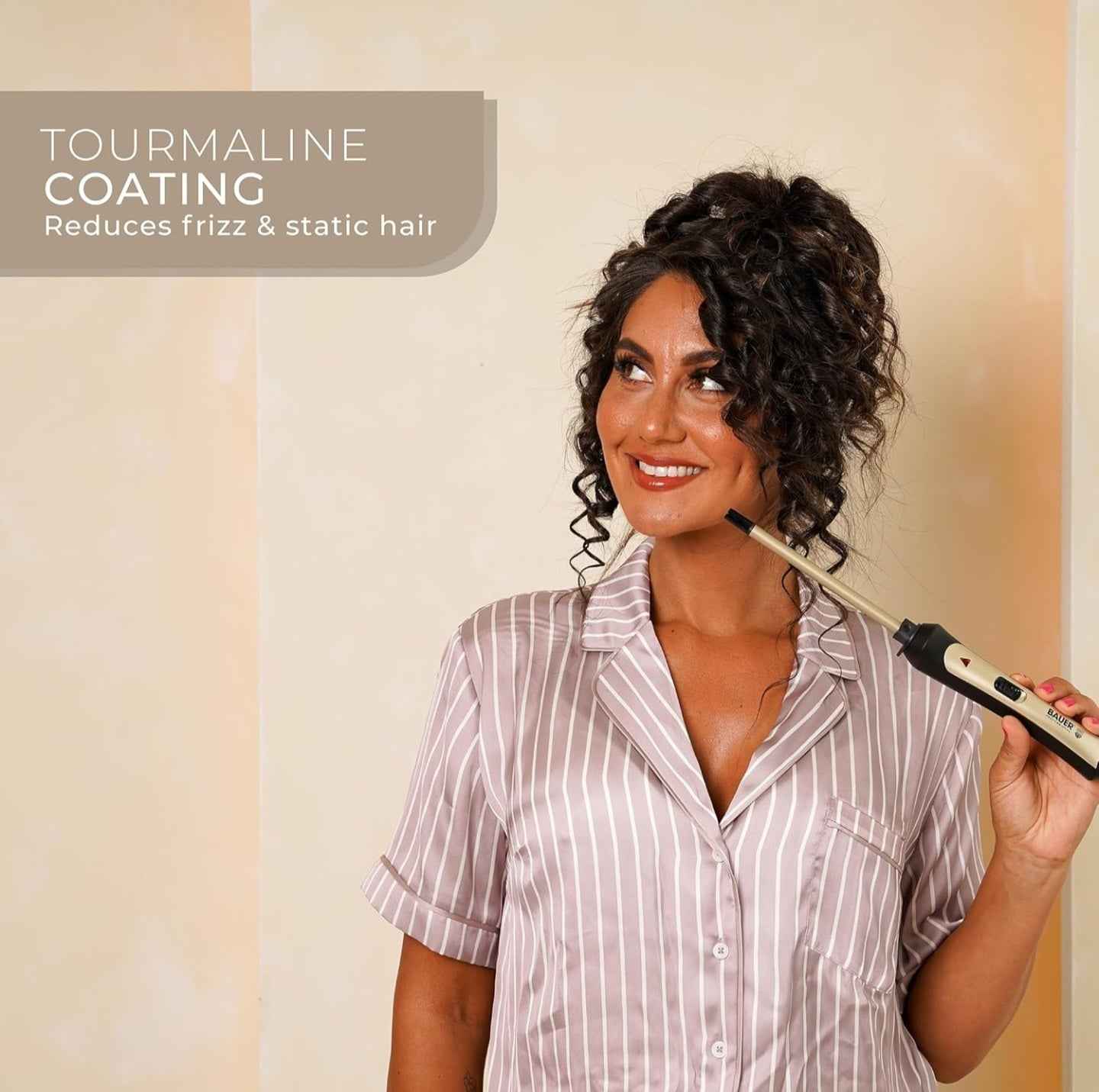 Bauer Professional Slimline Hair Curling Wand