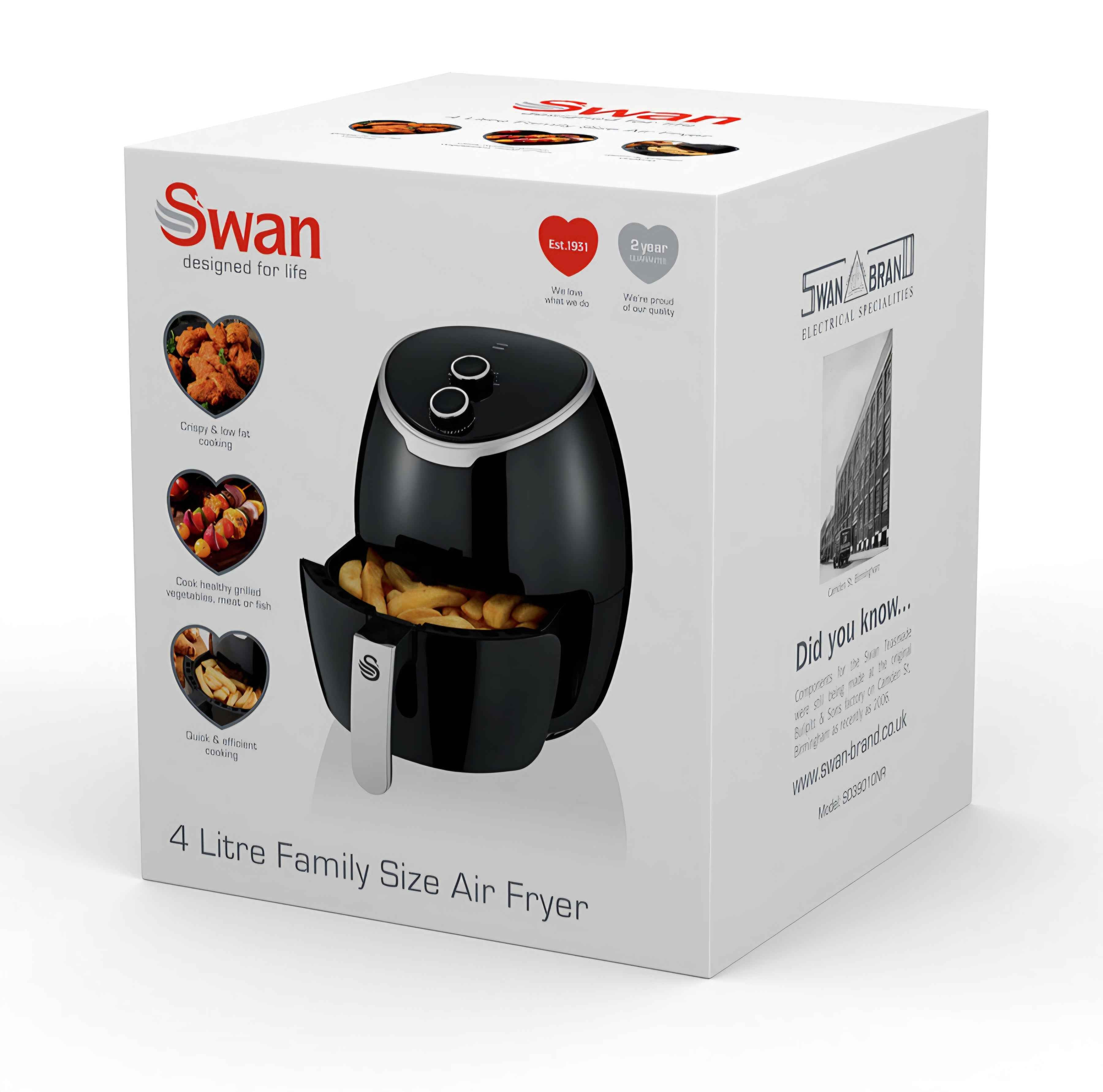 Swan 4.7L Manual Air Fryer