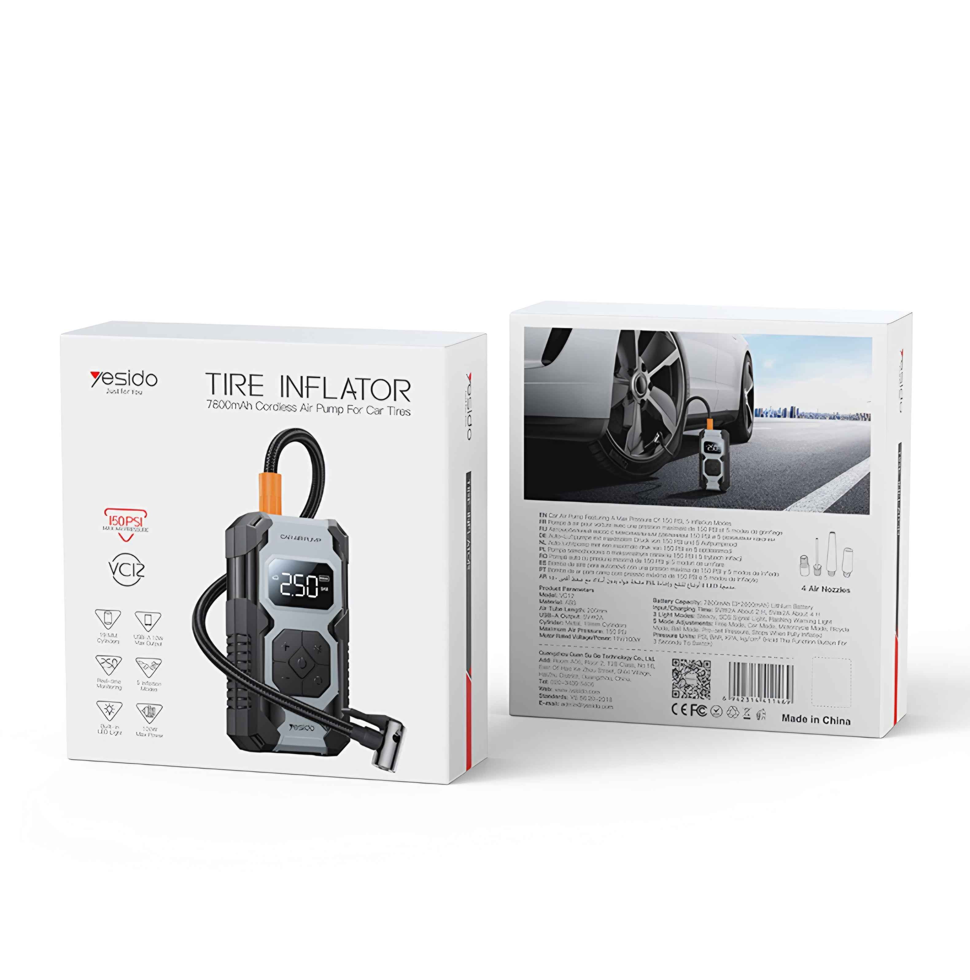 Yesido Cordless Air Tyre Inflator