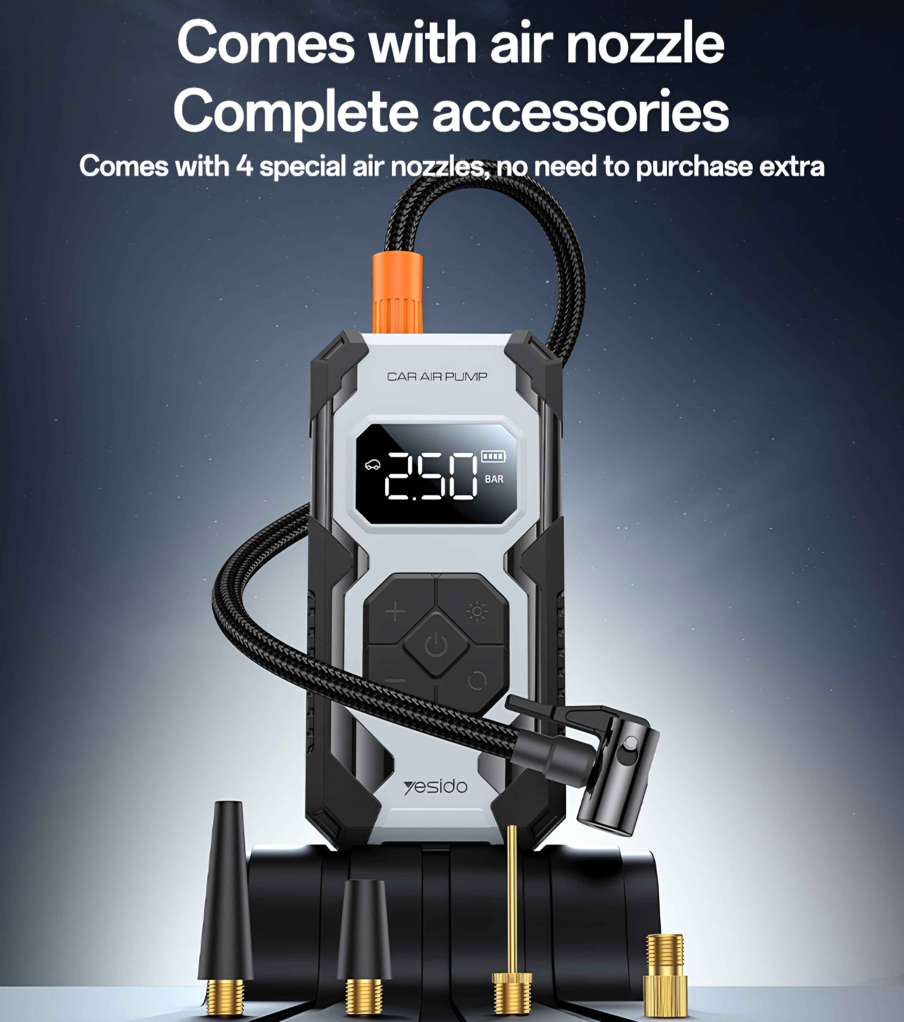 Yesido Cordless Air Tyre Inflator