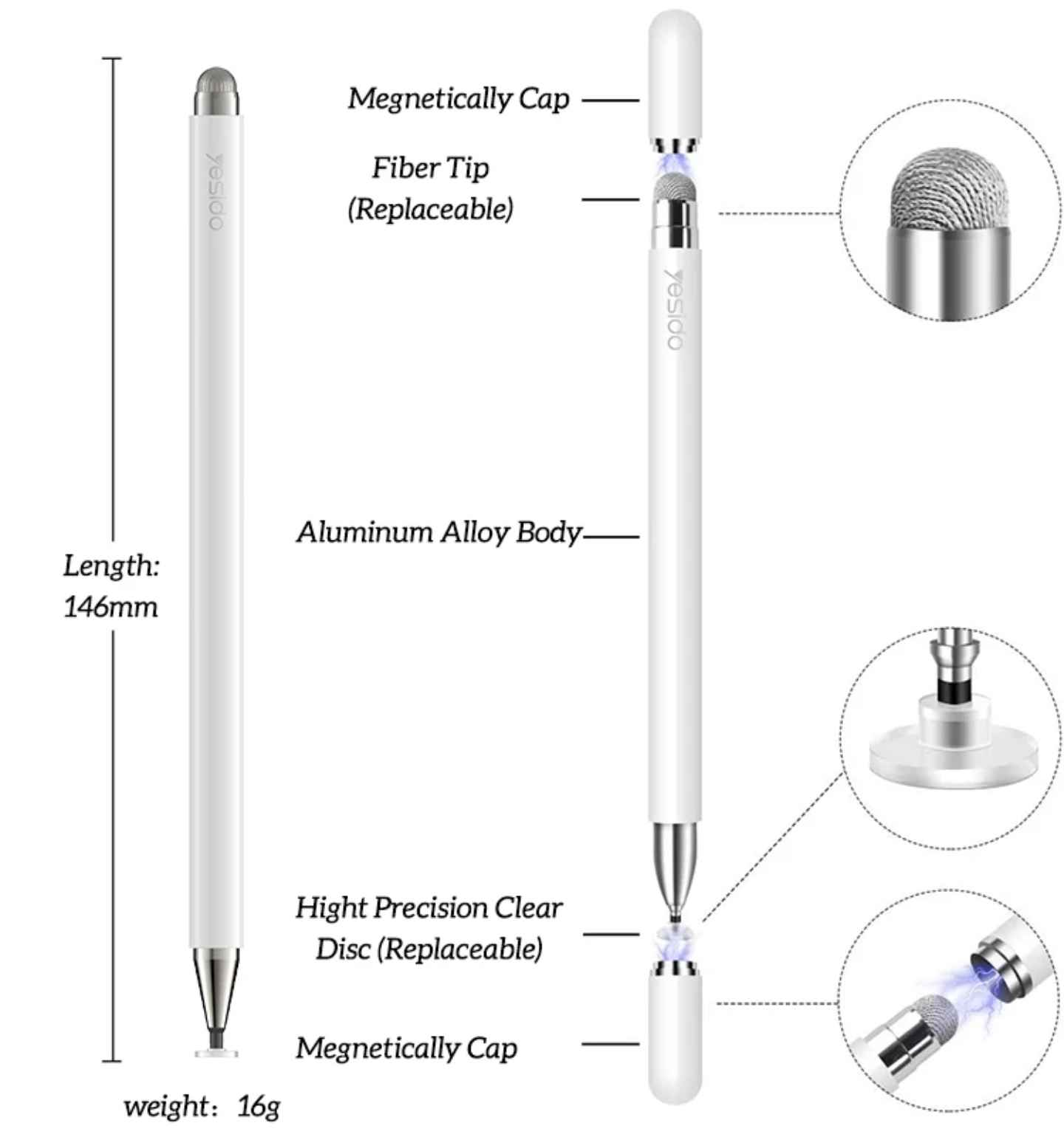 Yesido Capaacitive Stylus Pen