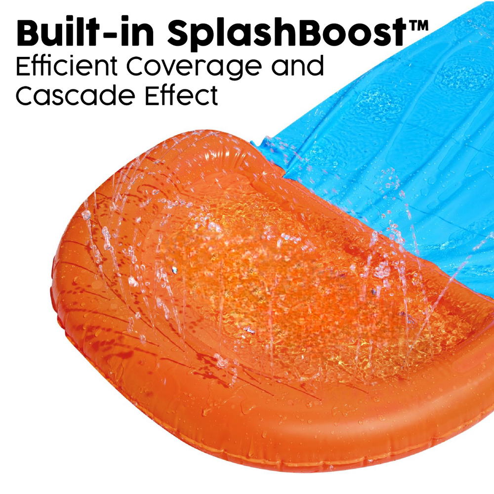Hoot Inflatable Splash Water Slide
