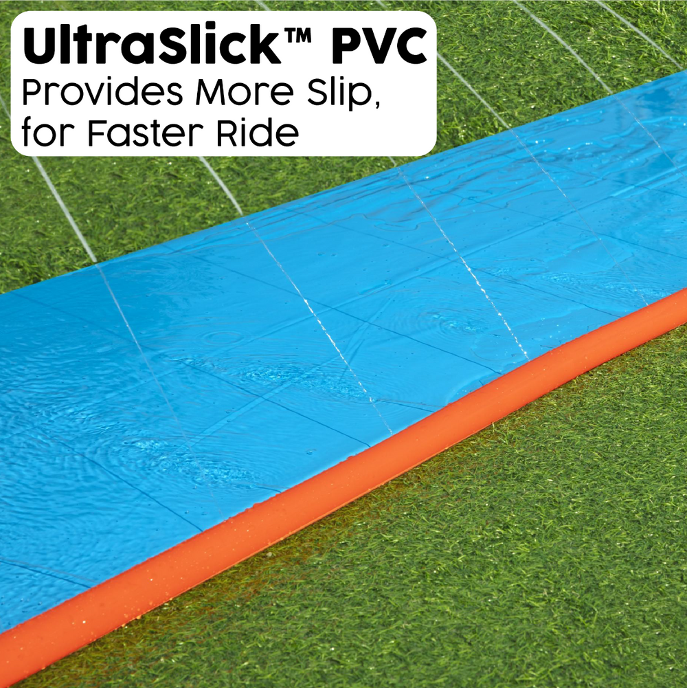 Hoot Inflatable Splash Water Slide