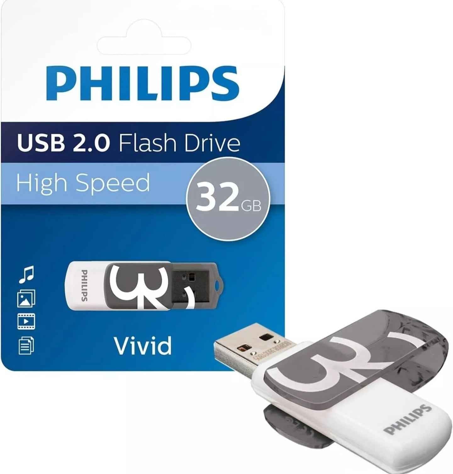 Philips Flash Drive 32GB USB Vivid
