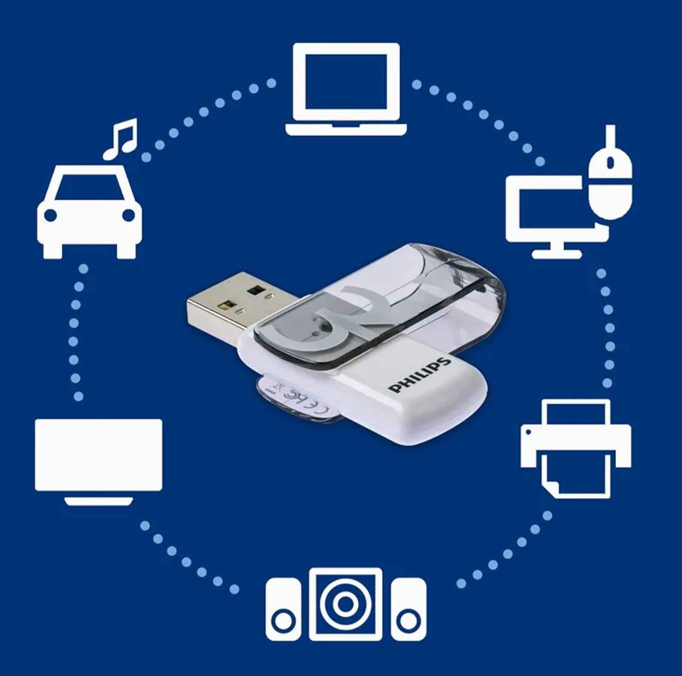Philips Flash Drive 32GB USB Vivid
