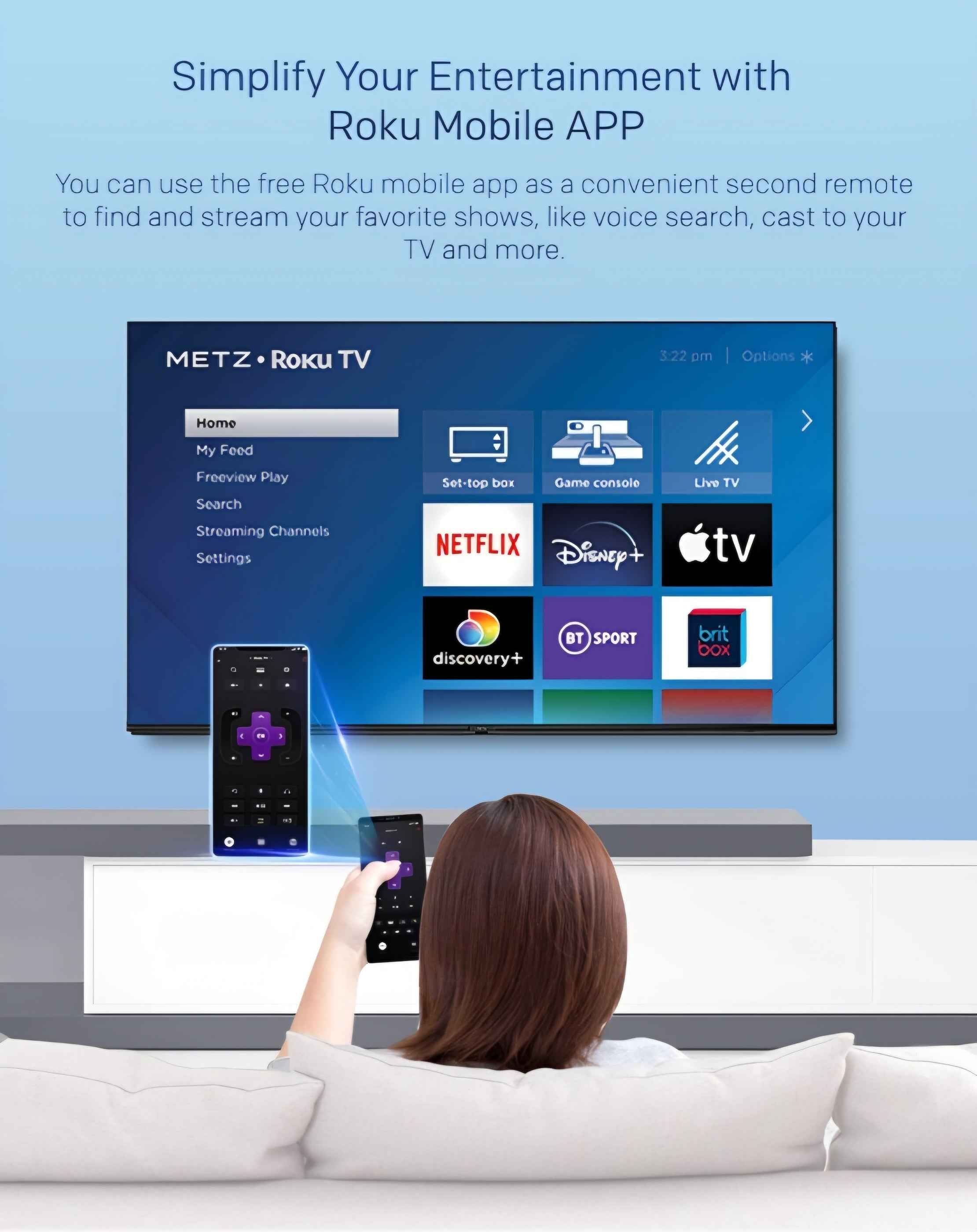Metz Roku 4K Ultra HD HDR Smart TV
