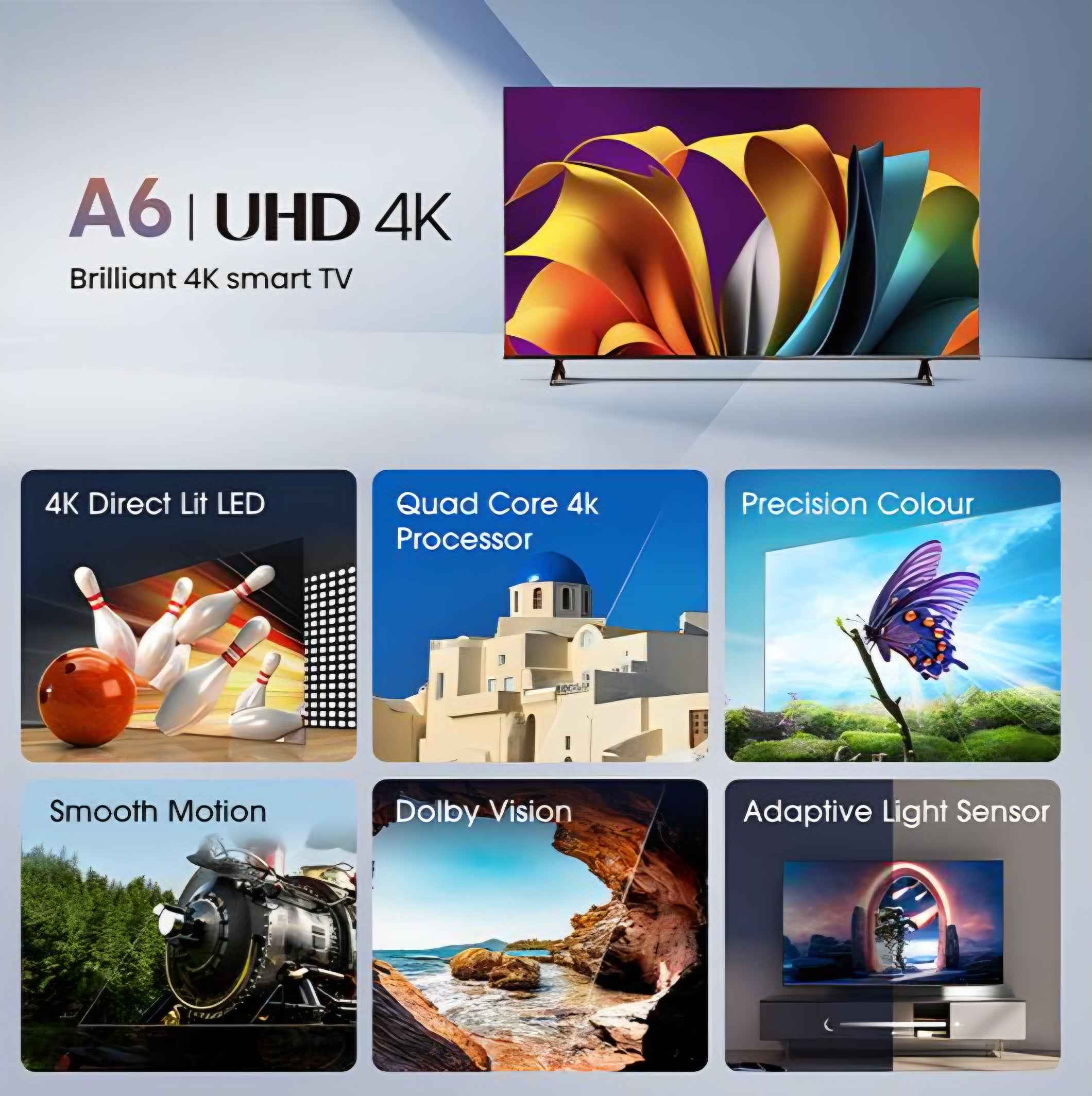 Hisense 55" Smart 4K TV With Amazon Alexa