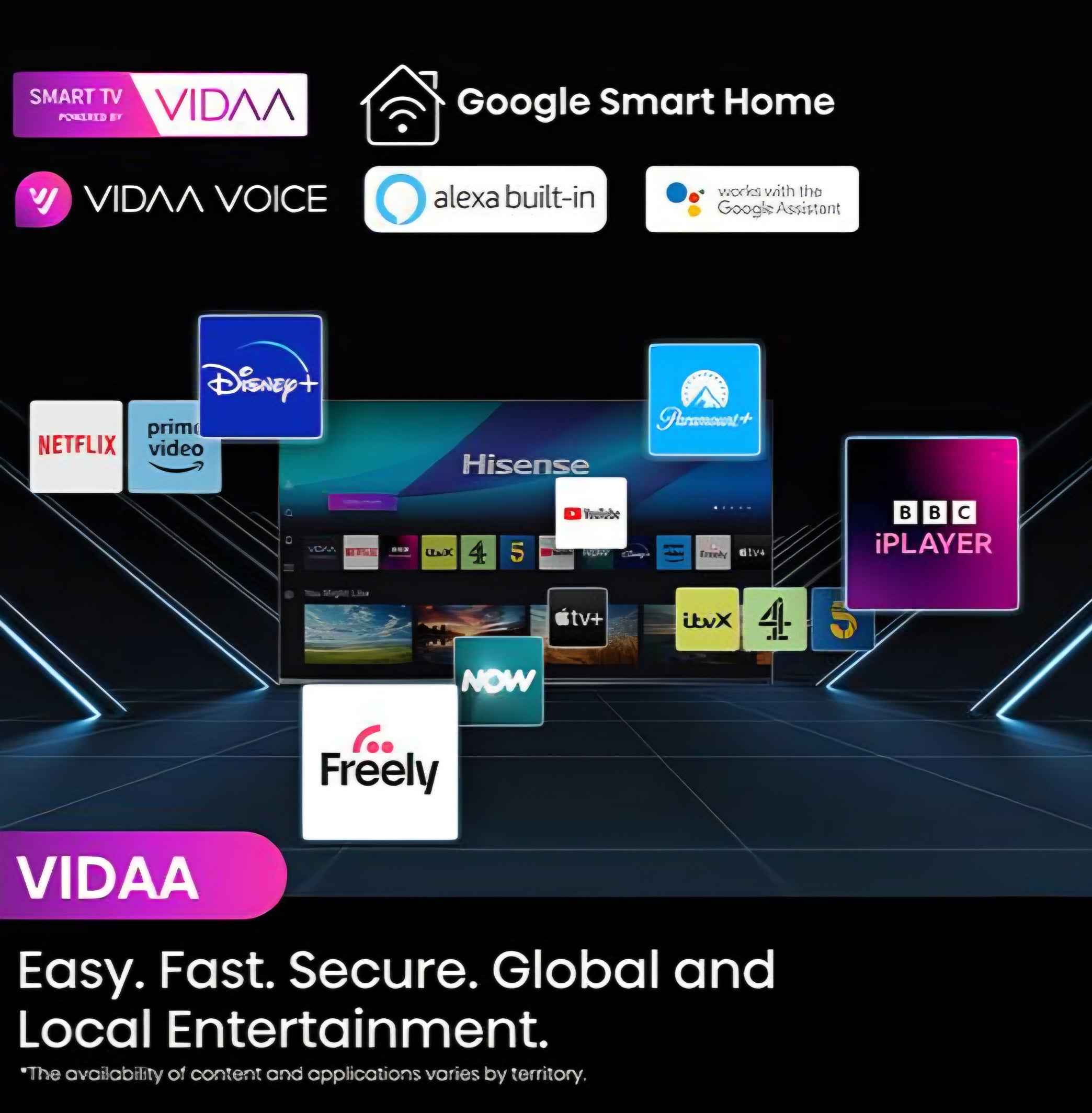 Hisense 85" Smart 4K Ultra HD Qled TV WIth Amazon Alexa