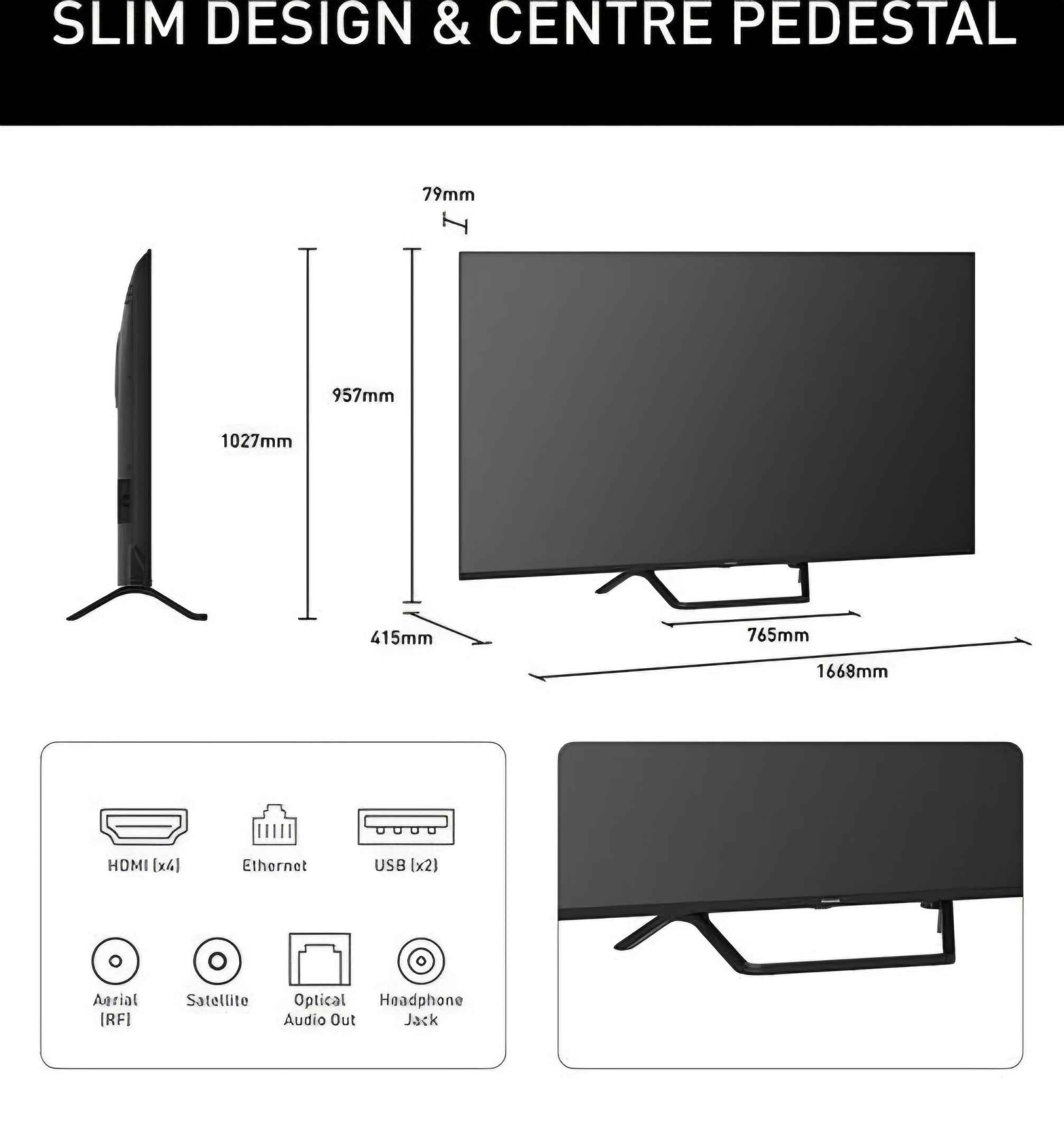 Panasonic TV 85" Smart 4K Ultra HD HDR Mini LED TV