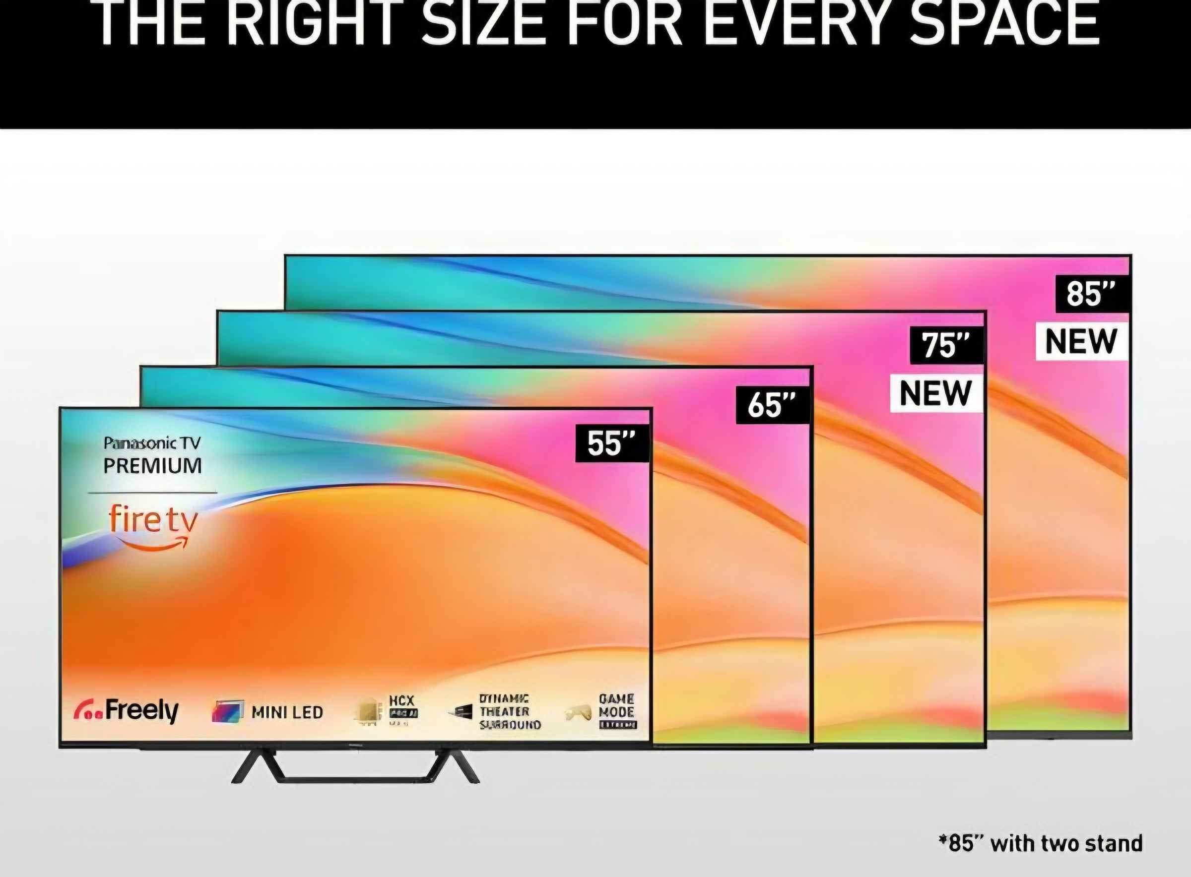Panasonic TV 85" Smart 4K Ultra HD HDR Mini LED TV
