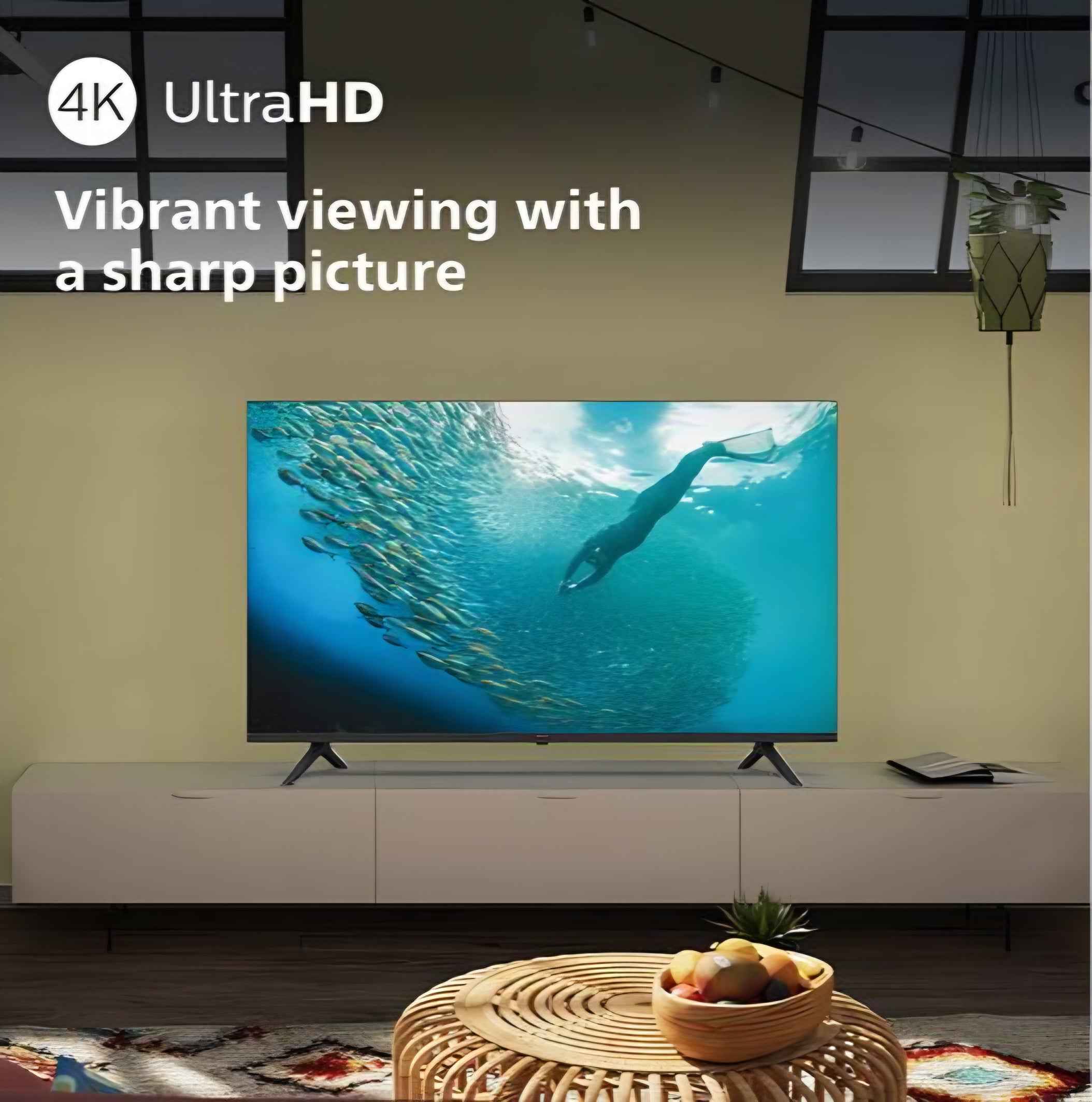 Philips 50" Smart 4K Ultra HD HDR LED TV