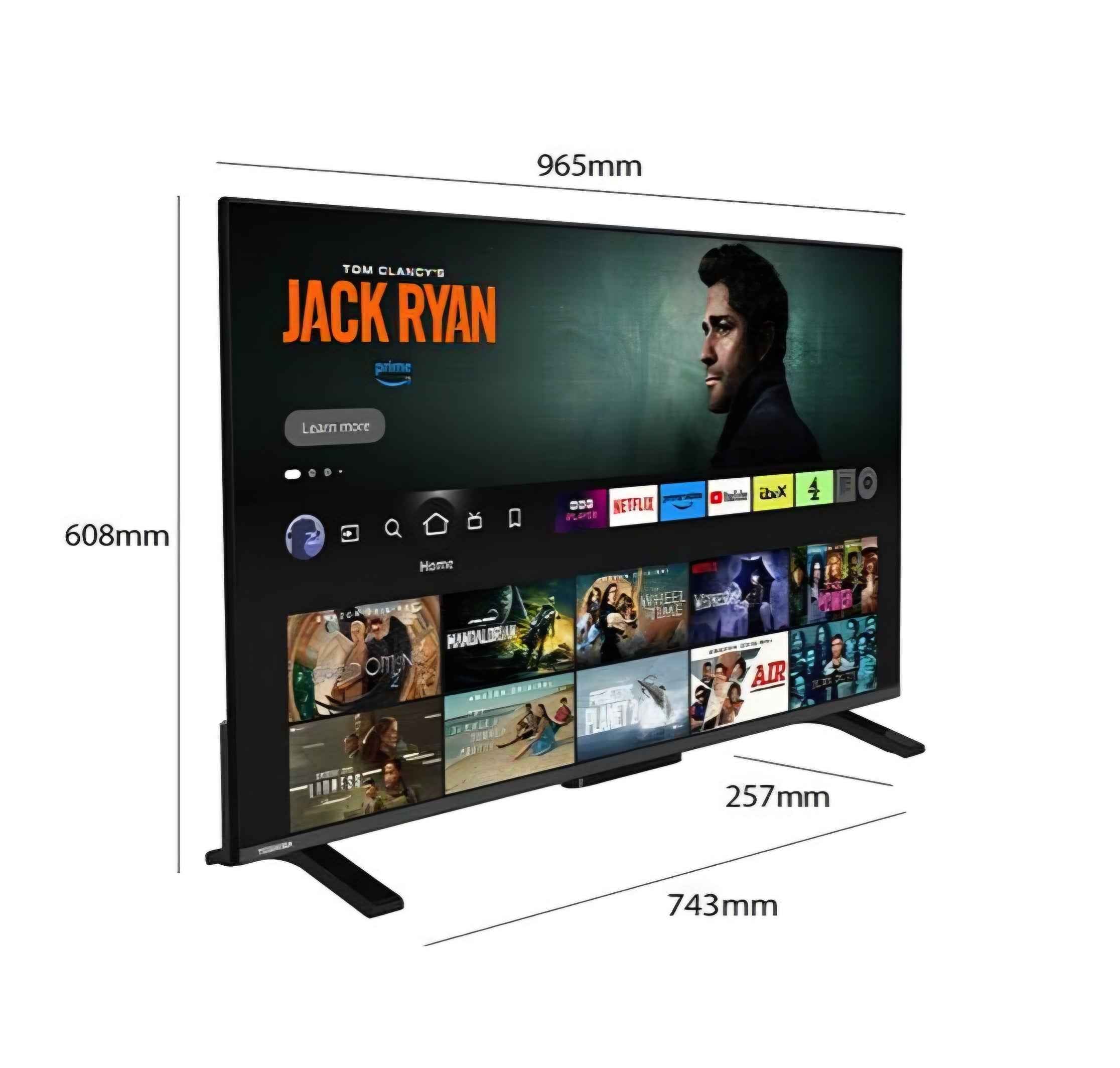 Toshiba 43" Fire Smart HD TV With Amazon Alexa