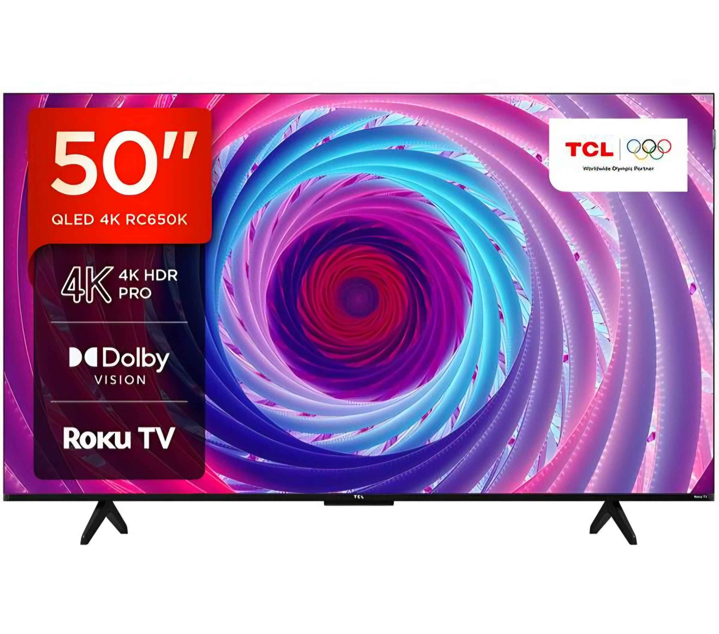 TCL Roku TV 50" Smart 4K Ultra HD HDR QLED TV