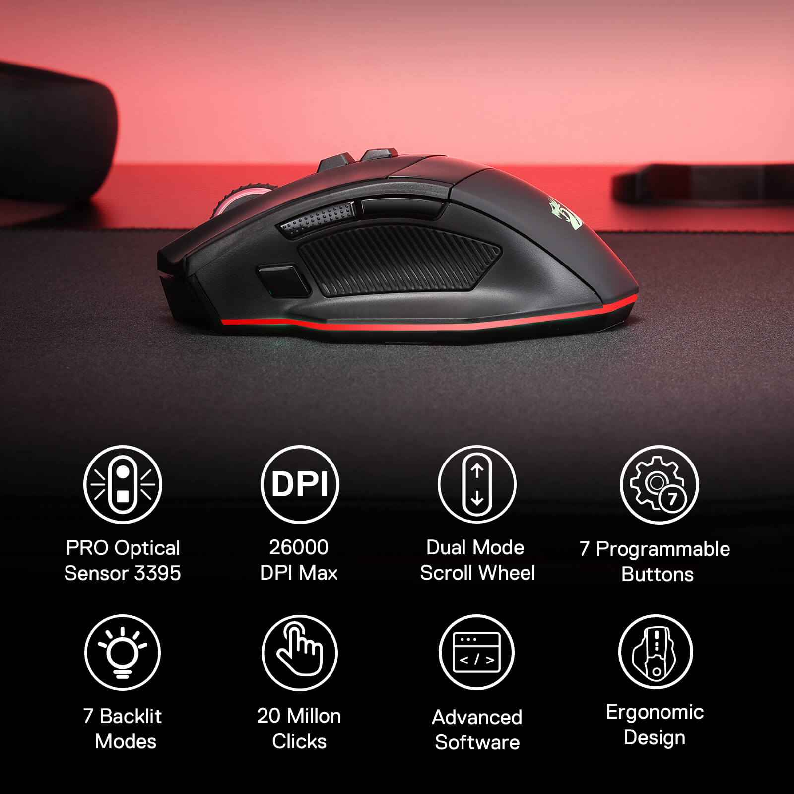 Redragon m813 Pro Gaming Mouse