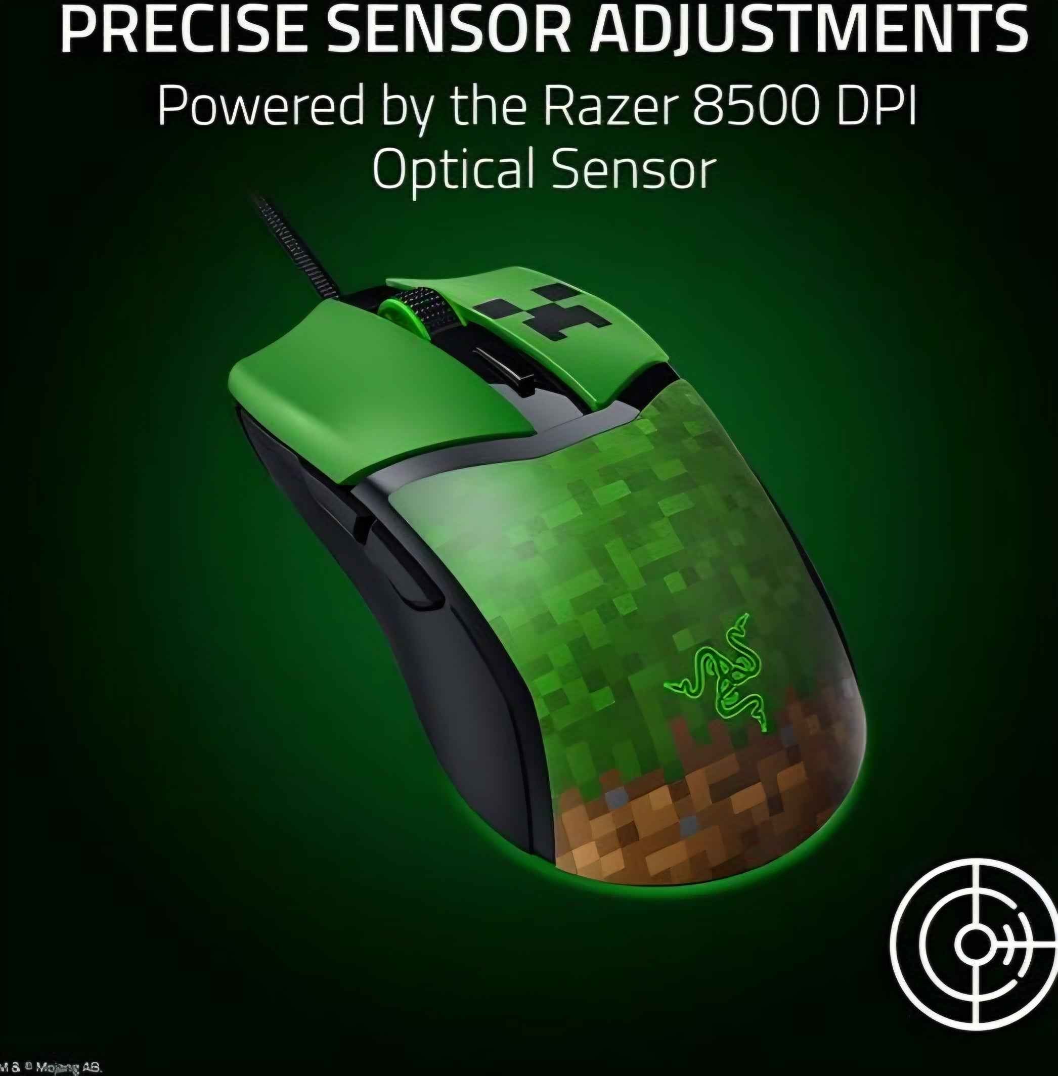 Razer Cora RGB Minecraft Edition Gaming Mouse