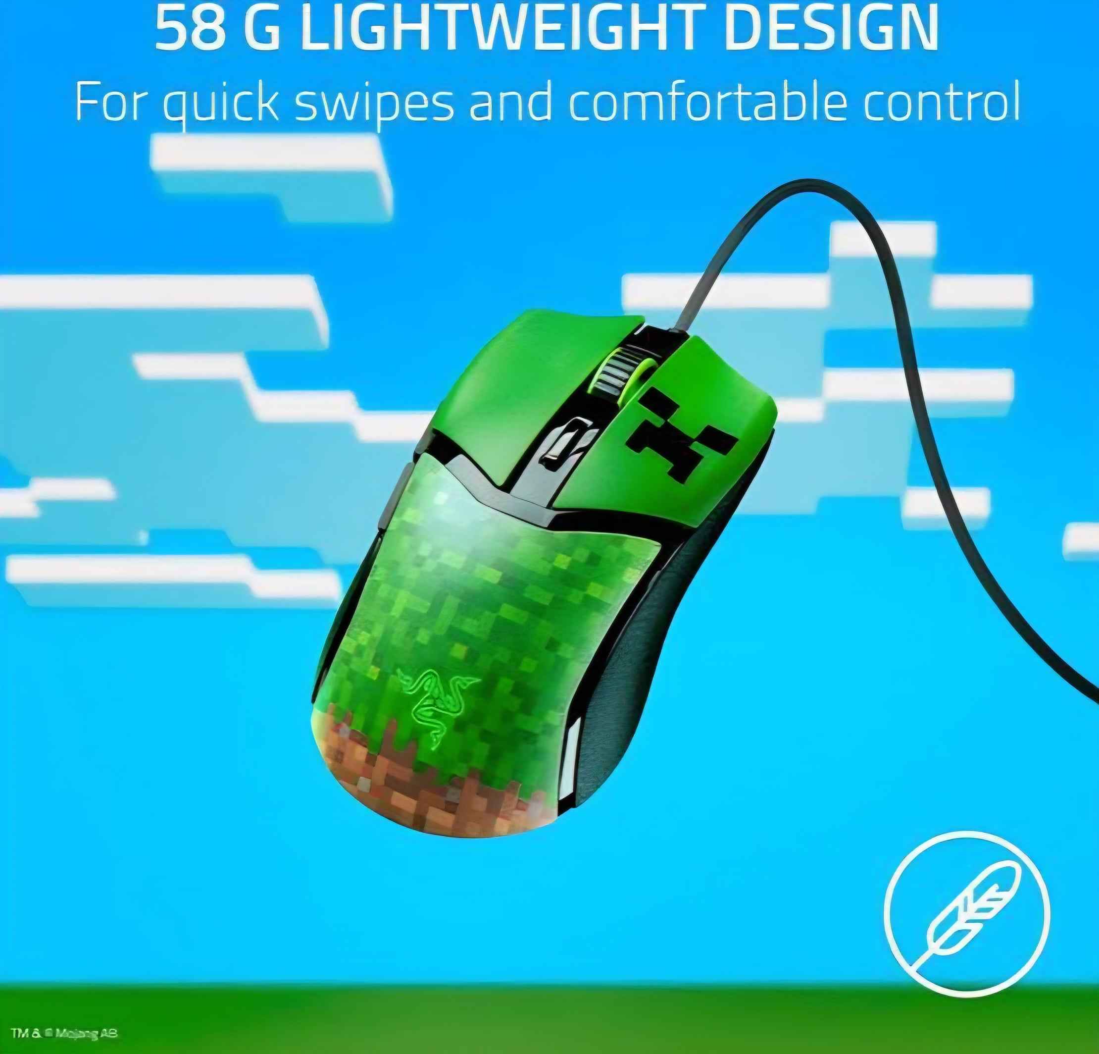 Razer Cora RGB Minecraft Edition Gaming Mouse