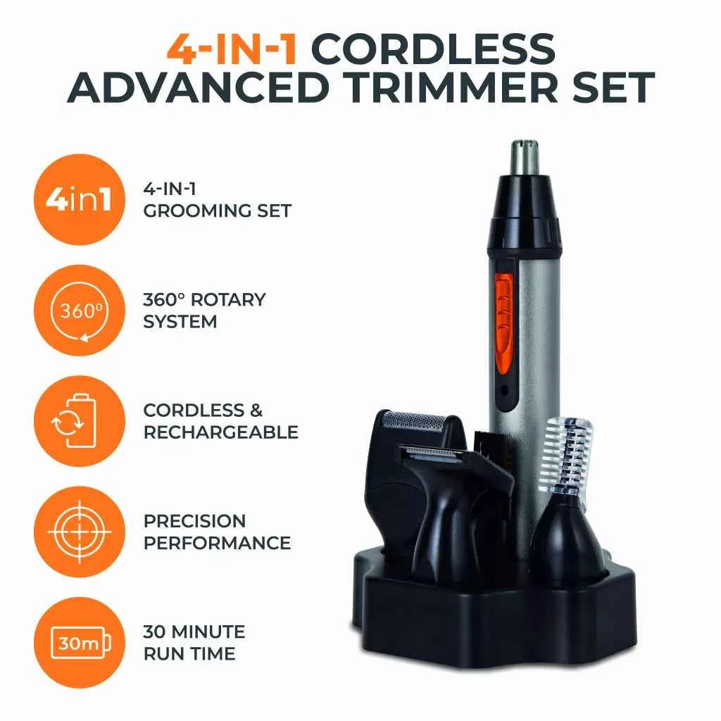 Carmen Titan Cordles. 4 in 1 Trimmer Set