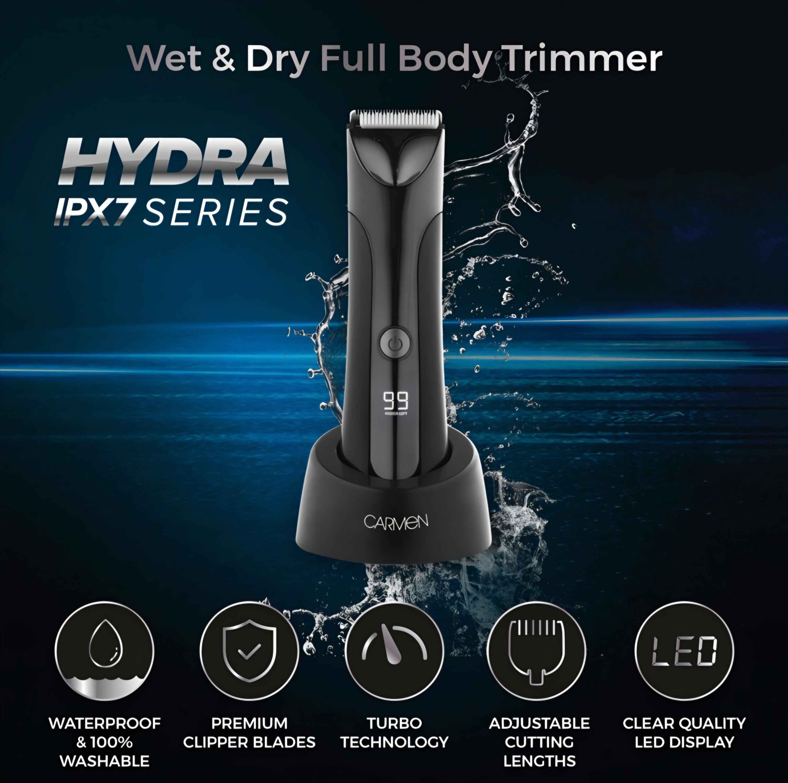 Carmen Wet And Dry Body Trimmer