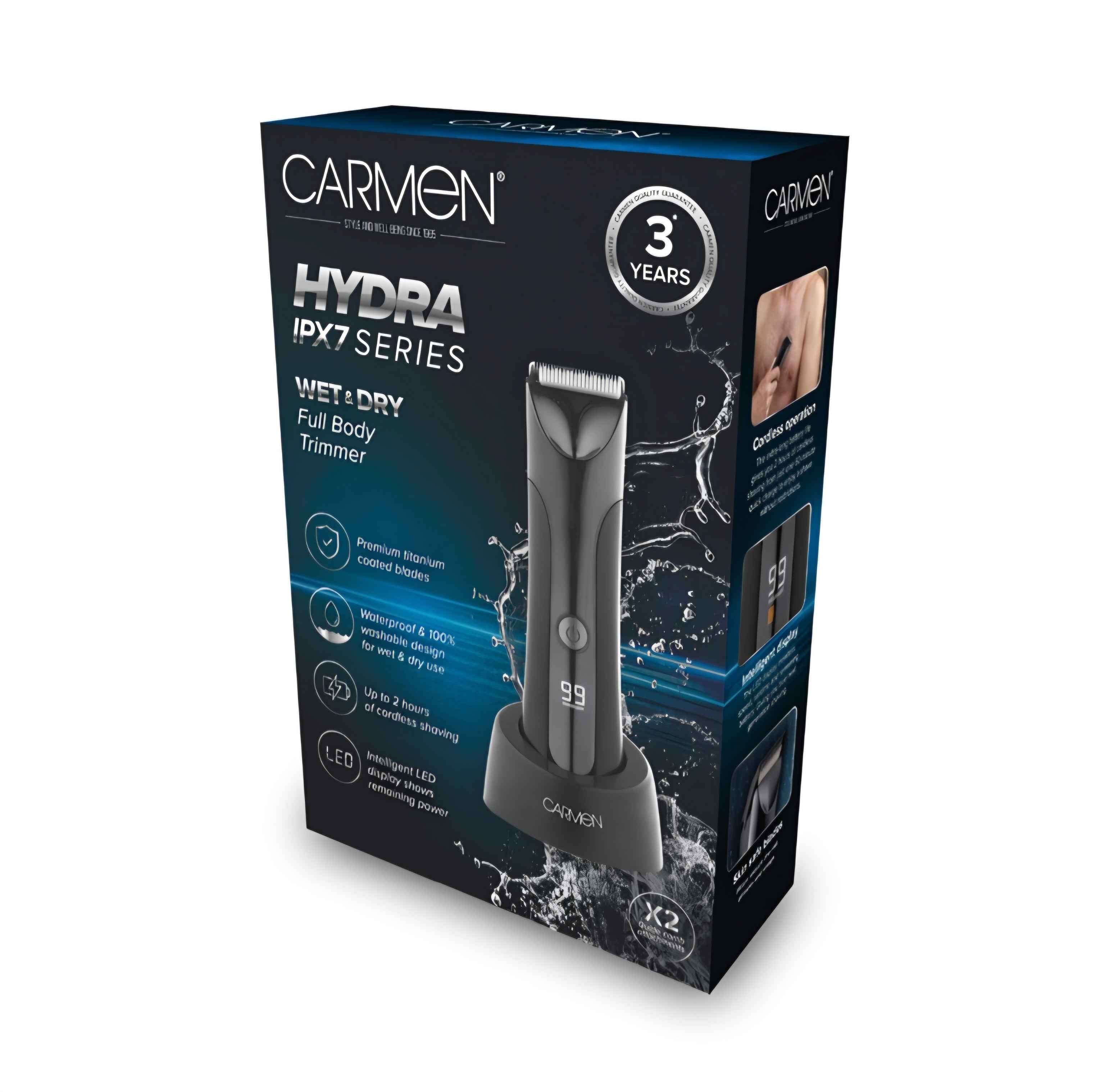 Carmen Wet And Dry Body Trimmer