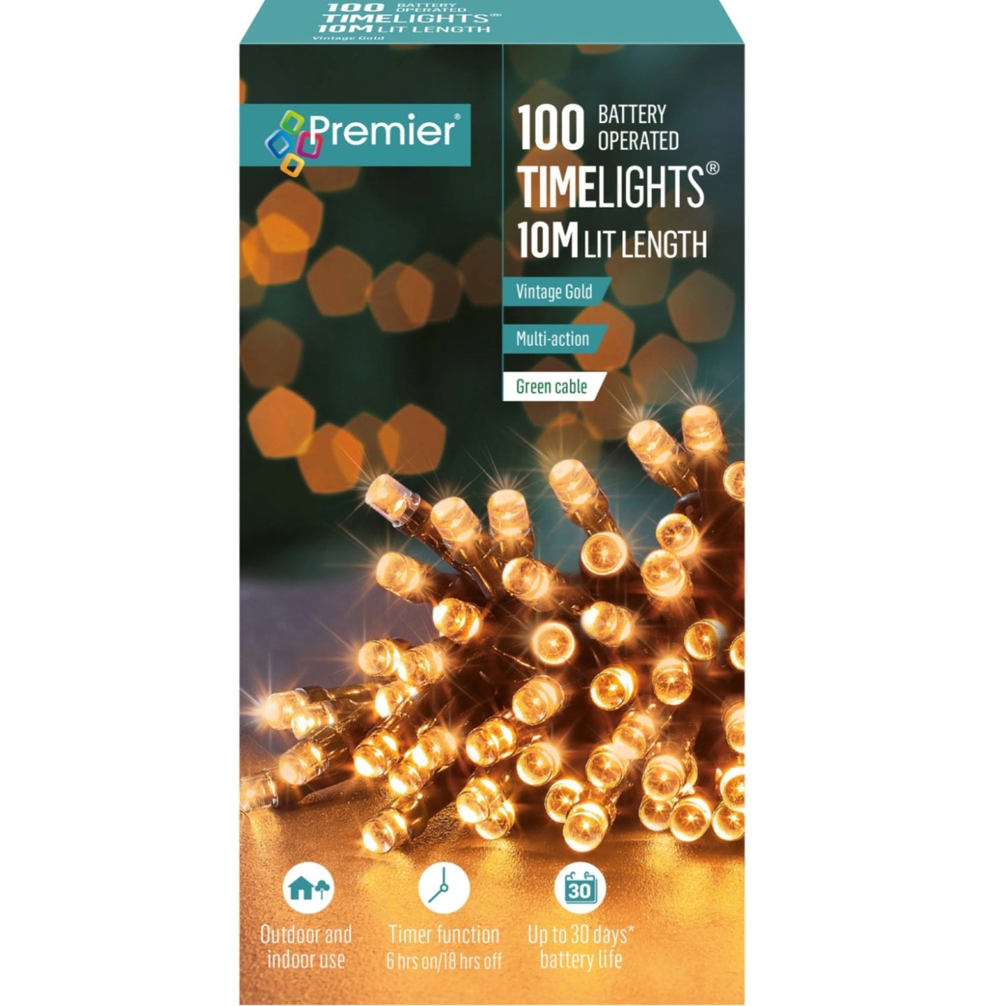 Premier LED Multi Action Battery Operated Timelights