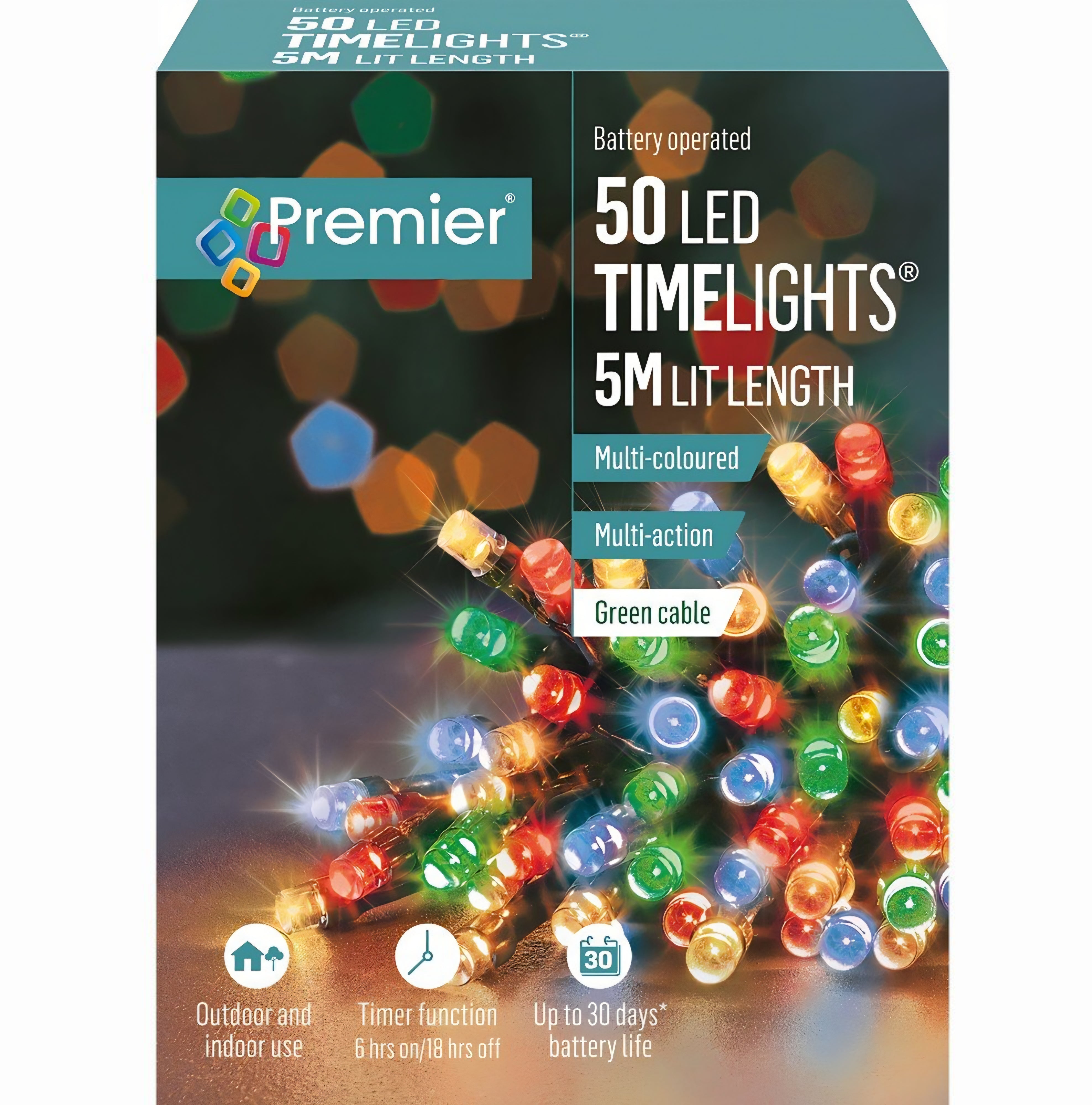 Premier LED Multi Action Battery Operated Timelights