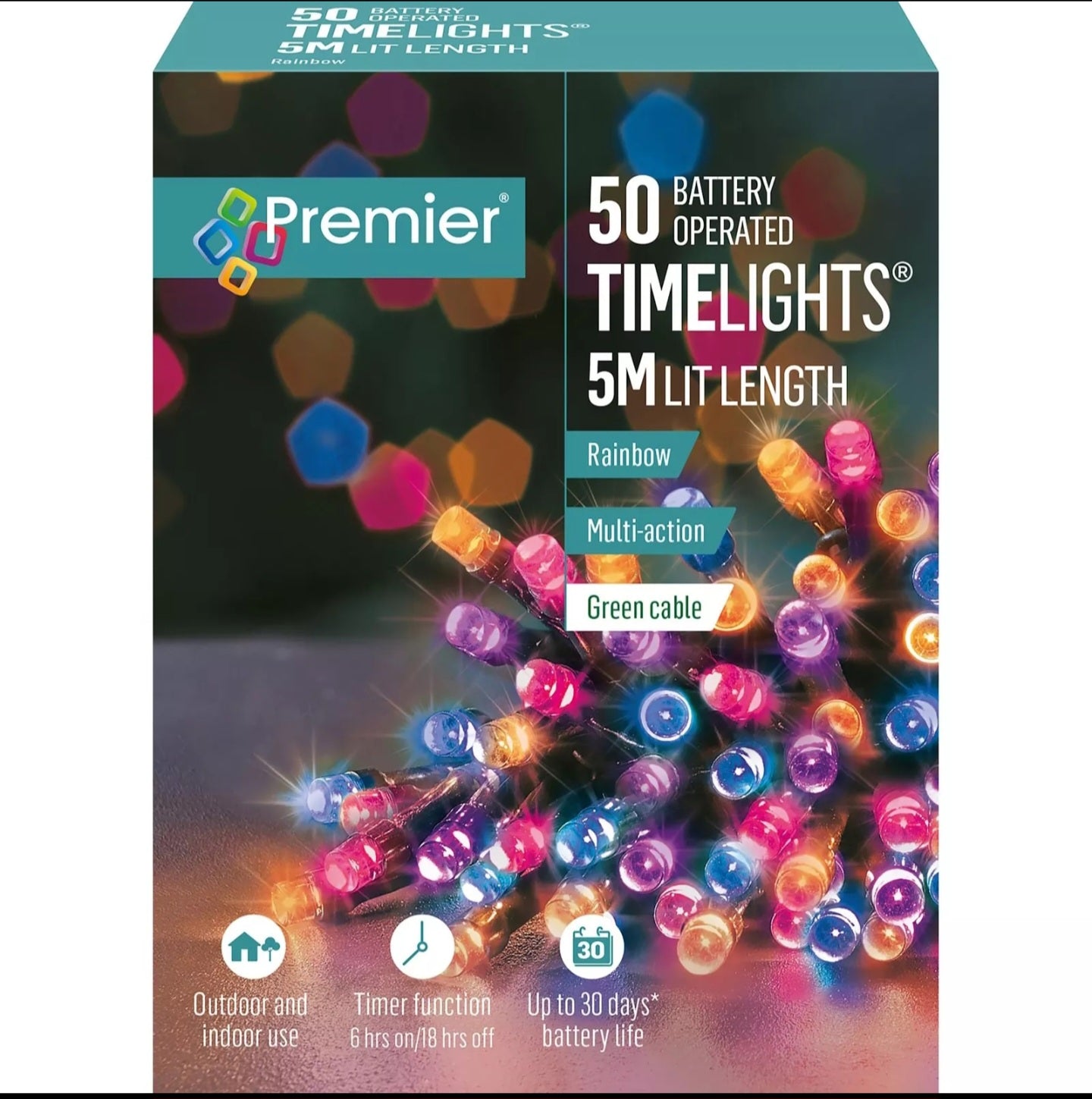 Premier LED Multi Action Battery Operated Timelights