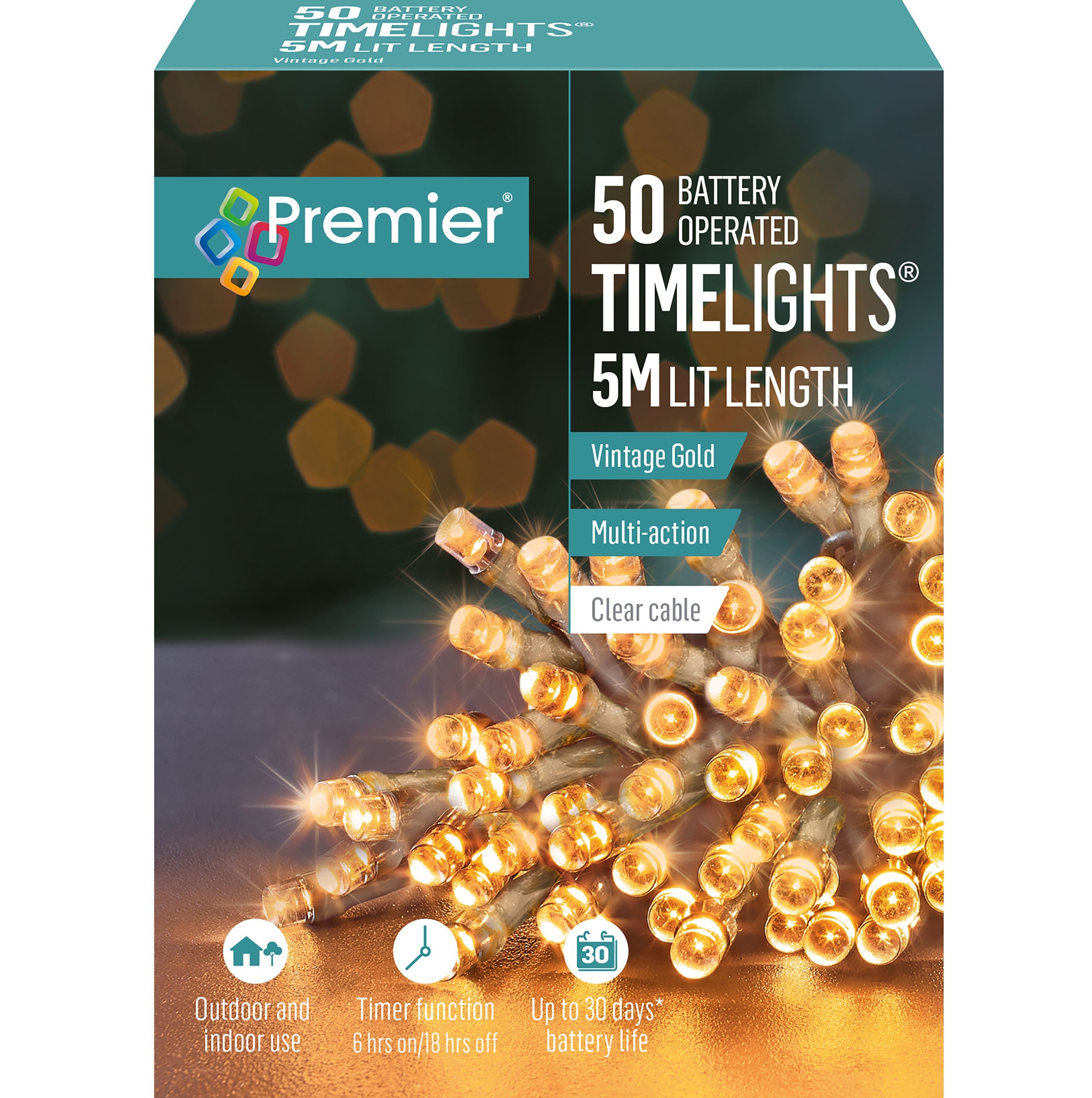 Premier LED Multi Action Battery Operated Timelights