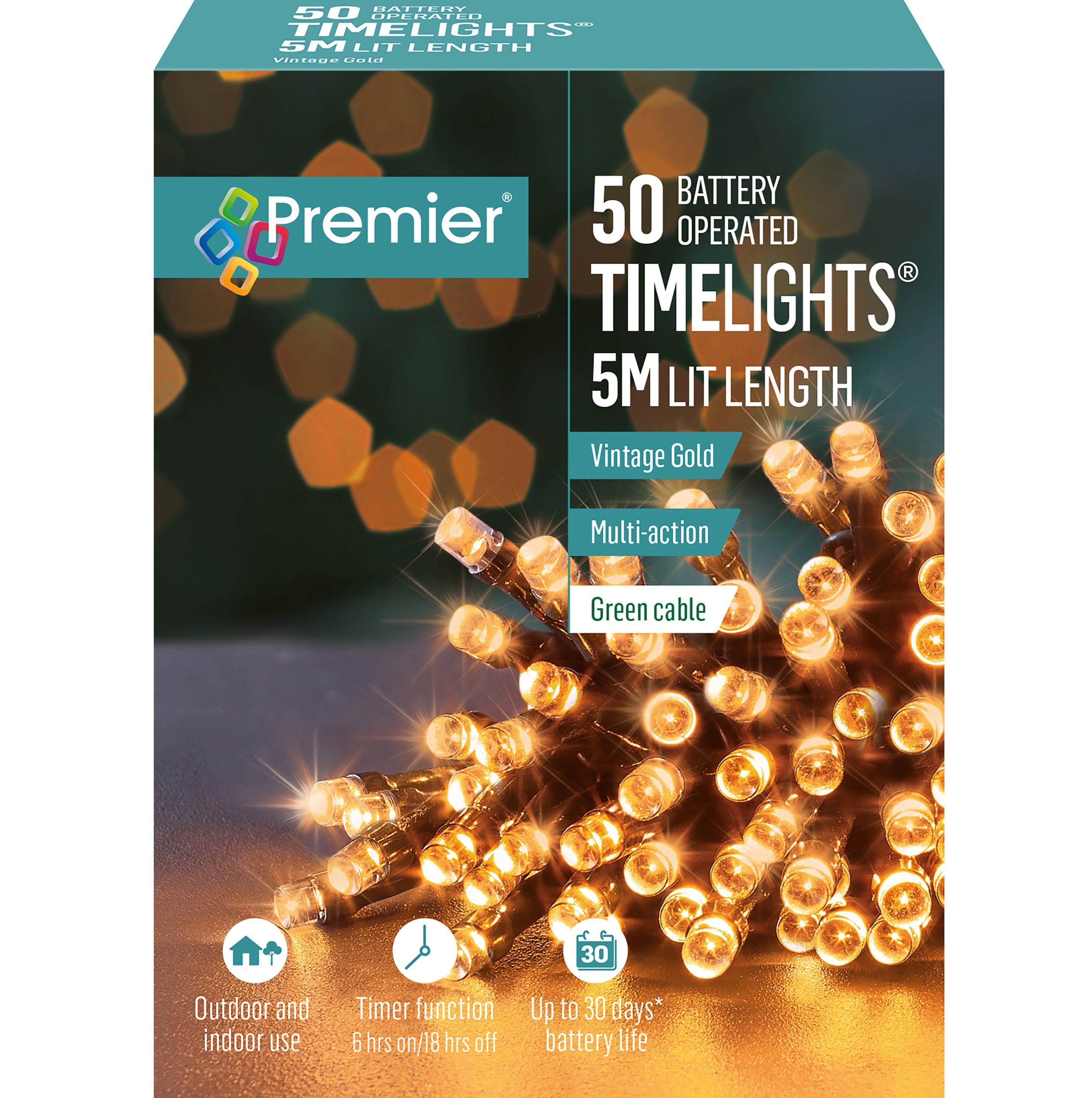 Premier LED Multi Action Battery Operated Timelights