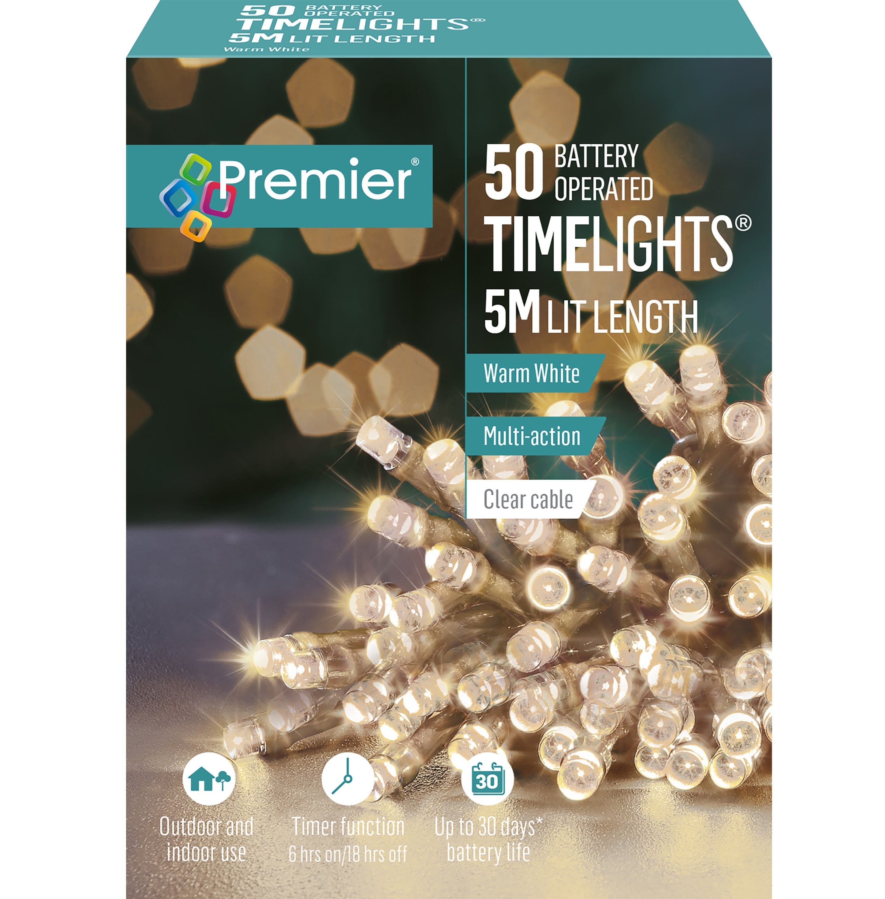 Premier LED Multi Action Battery Operated Timelights