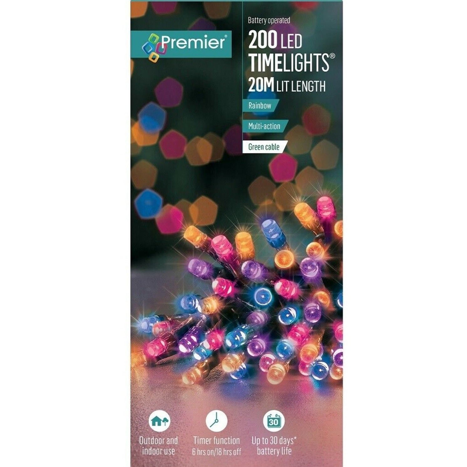 Premier LED Multi Action Battery Operated Timelights