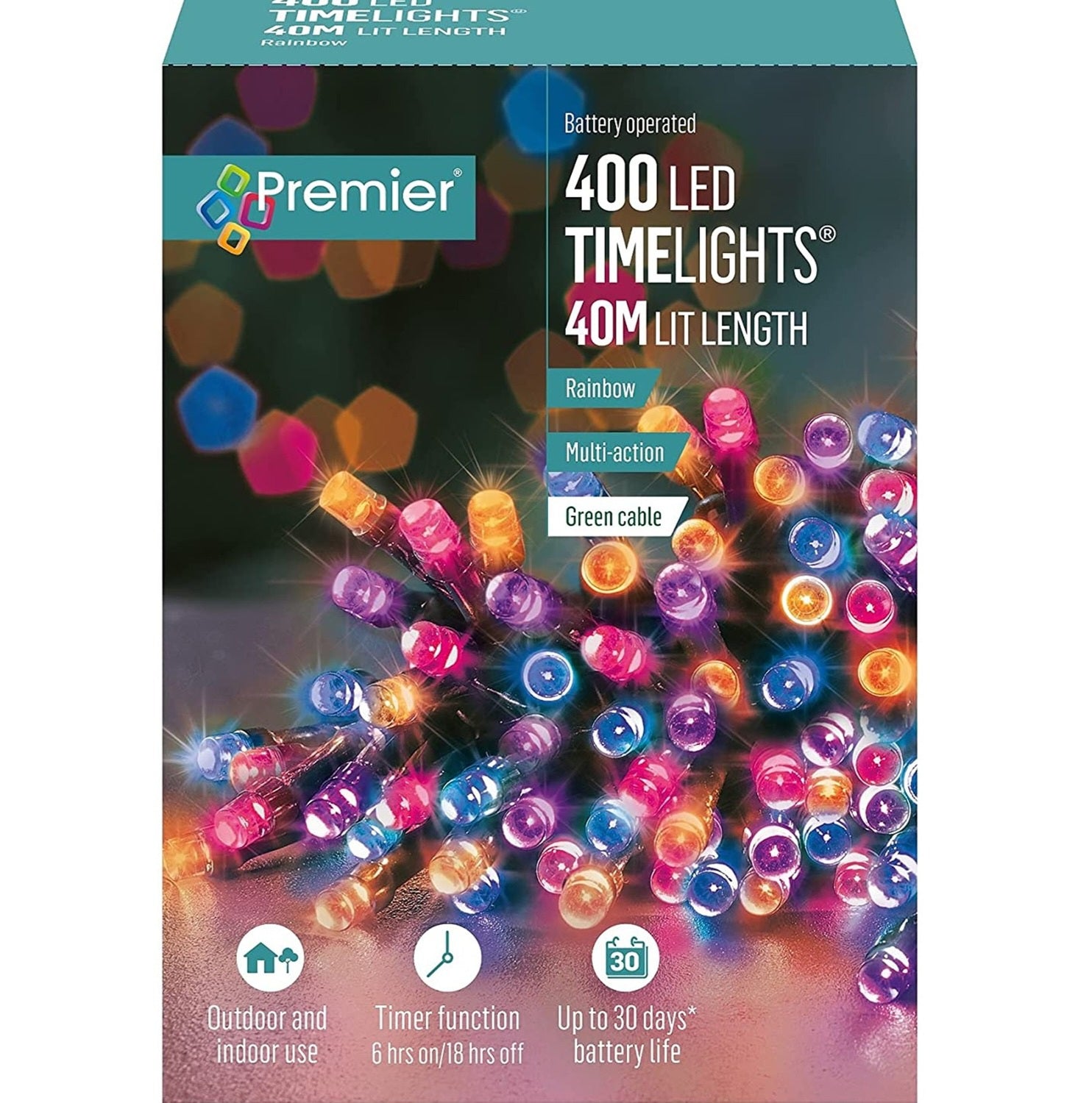 Premier LED Multi Action Battery Operated Timelights