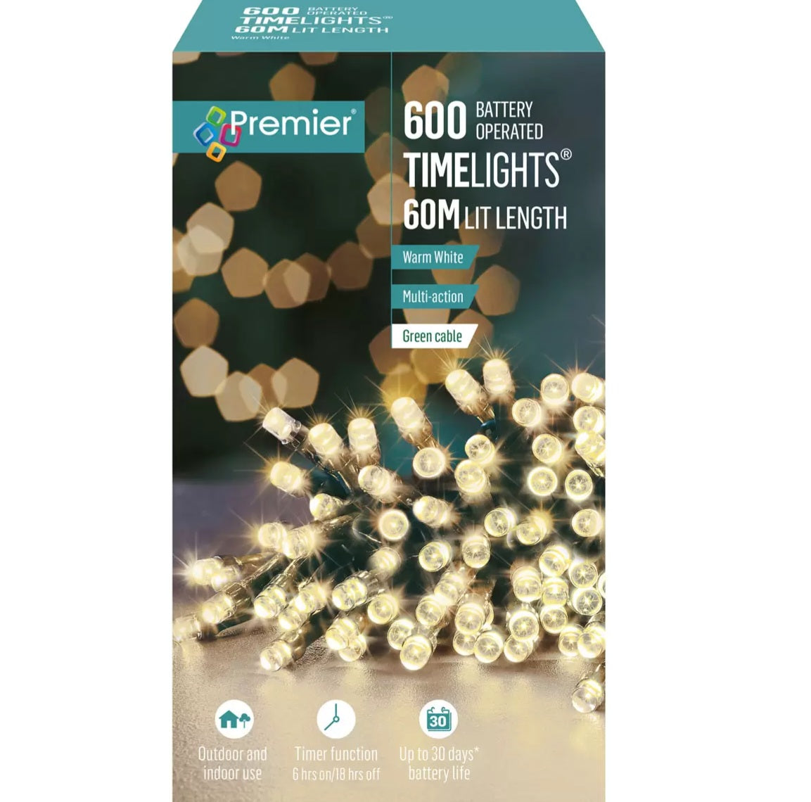 Premier LED Multi Action Battery Operated Timelights
