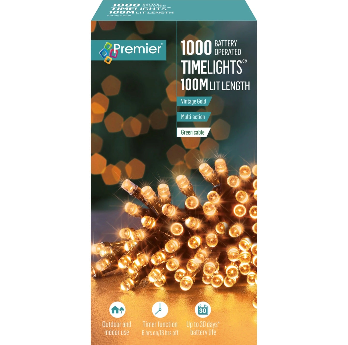 Premier LED Multi Action Battery Operated Timelights