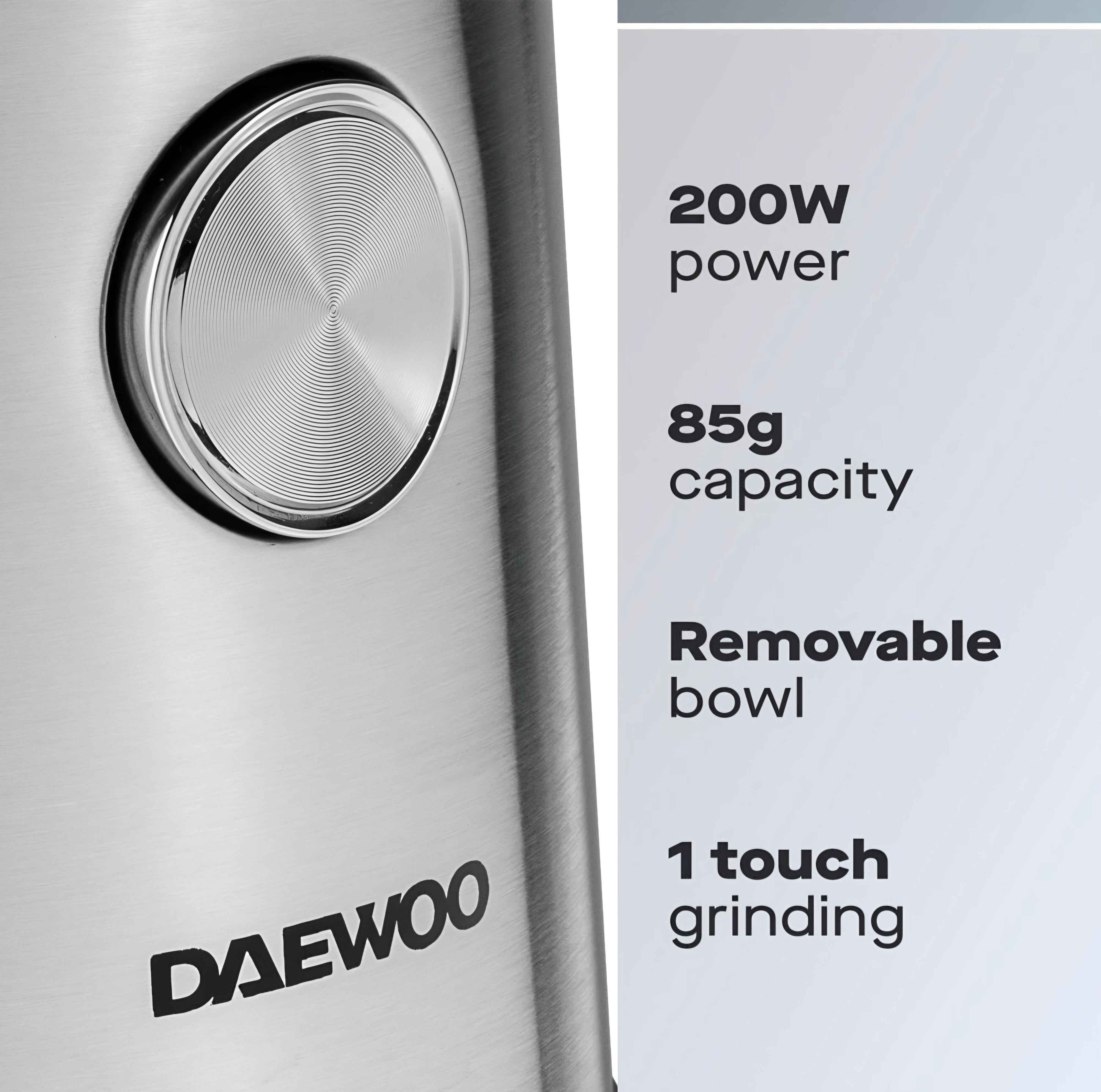 Daewoo Wet And Dry Coffee And Spice Grinder