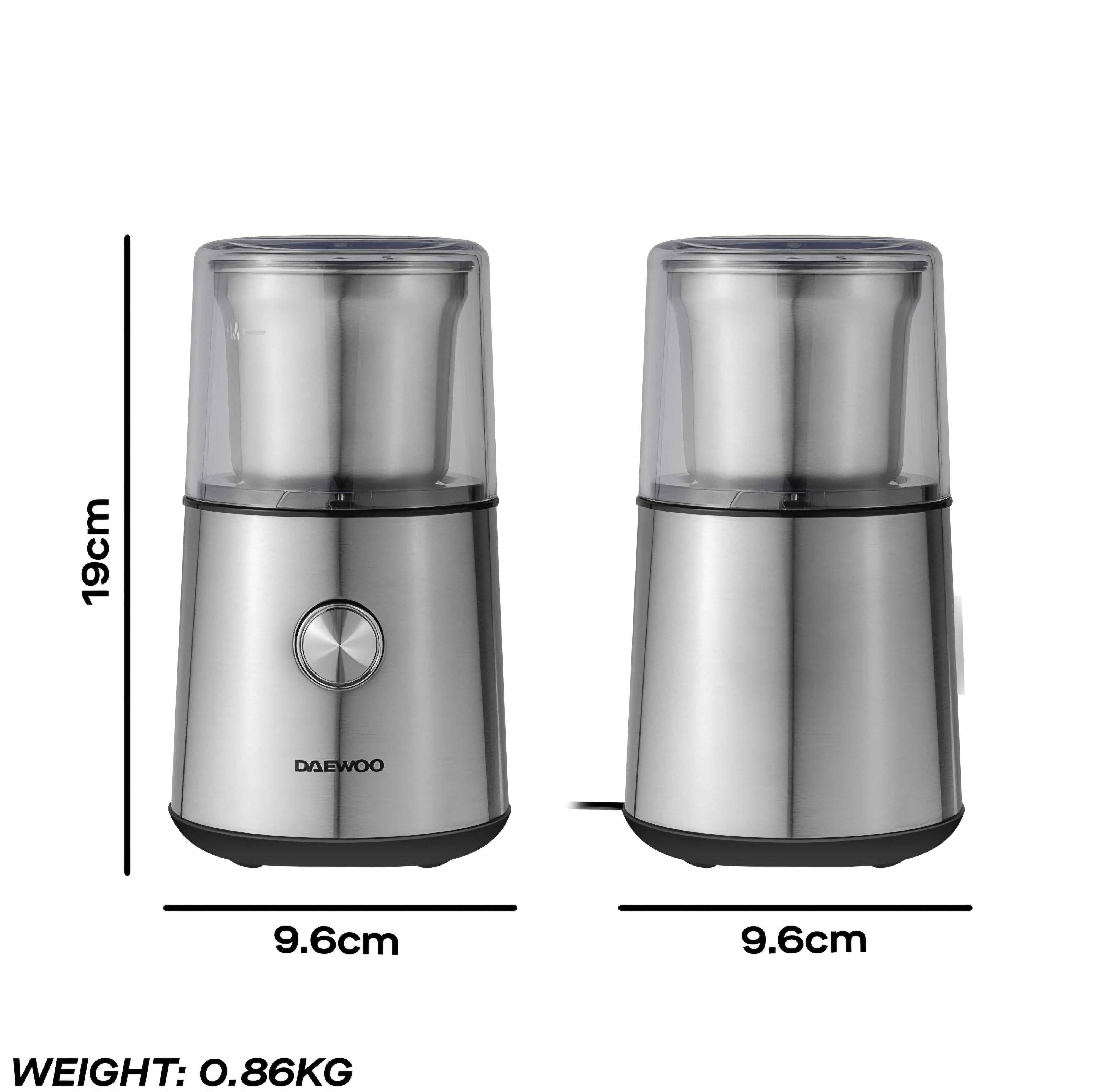 Daewoo Wet And Dry Coffee And Spice Grinder
