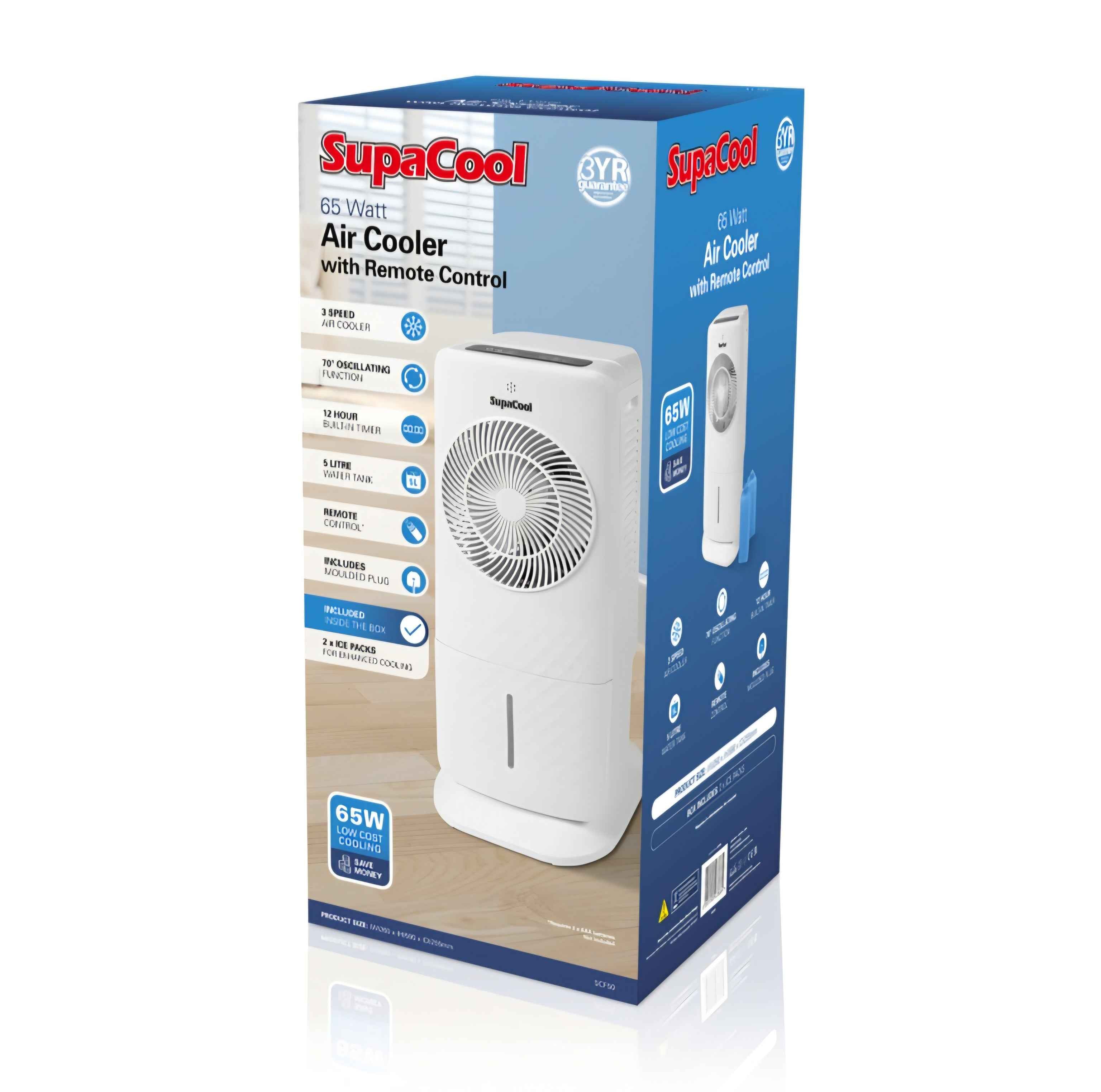 SupaCool Air Cooler With Remote Control