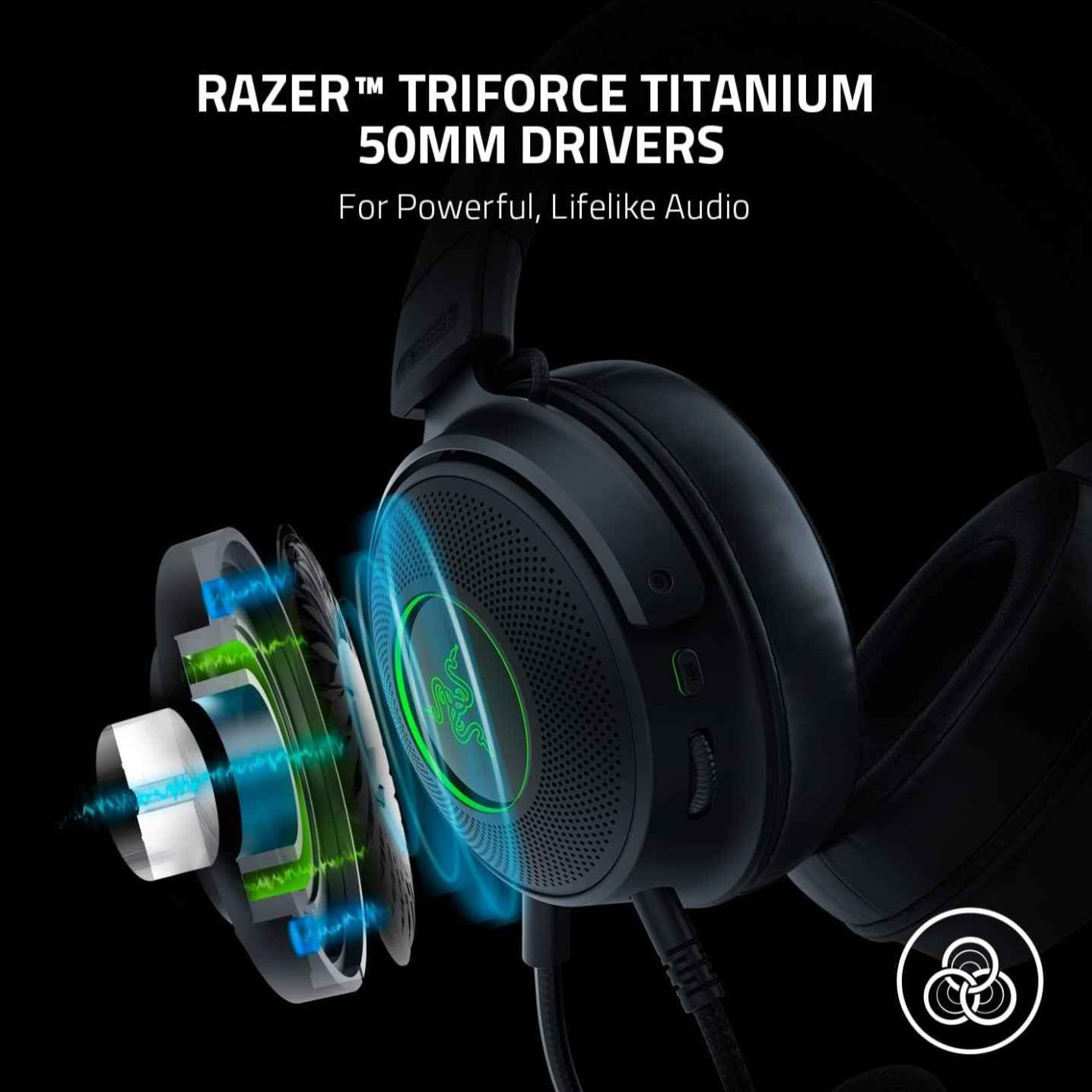 Razer Kraken V3 X USB 7.1 Gaming Headset
