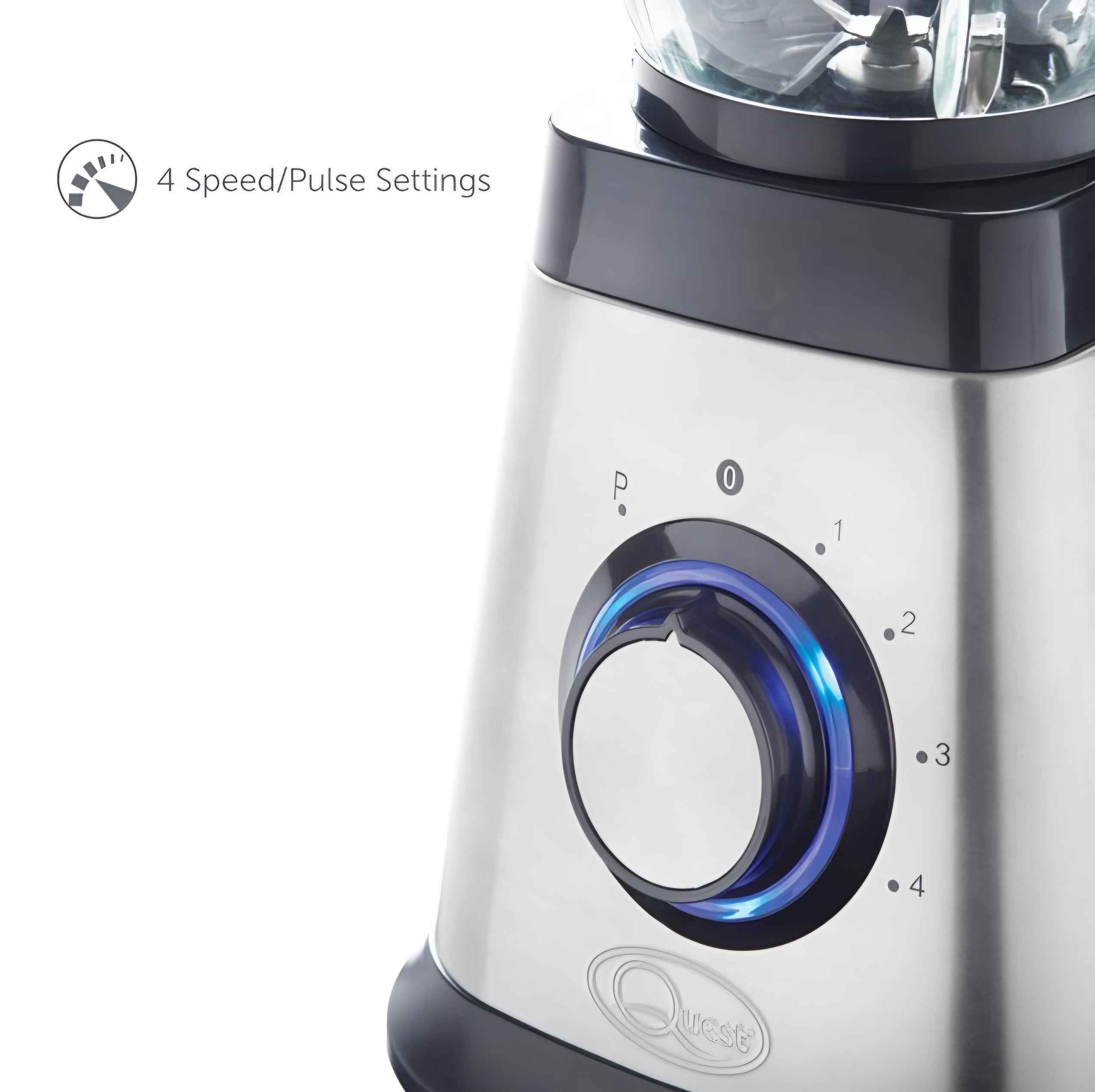 Quest 1.5L Stainless Steel Blender With Grinder