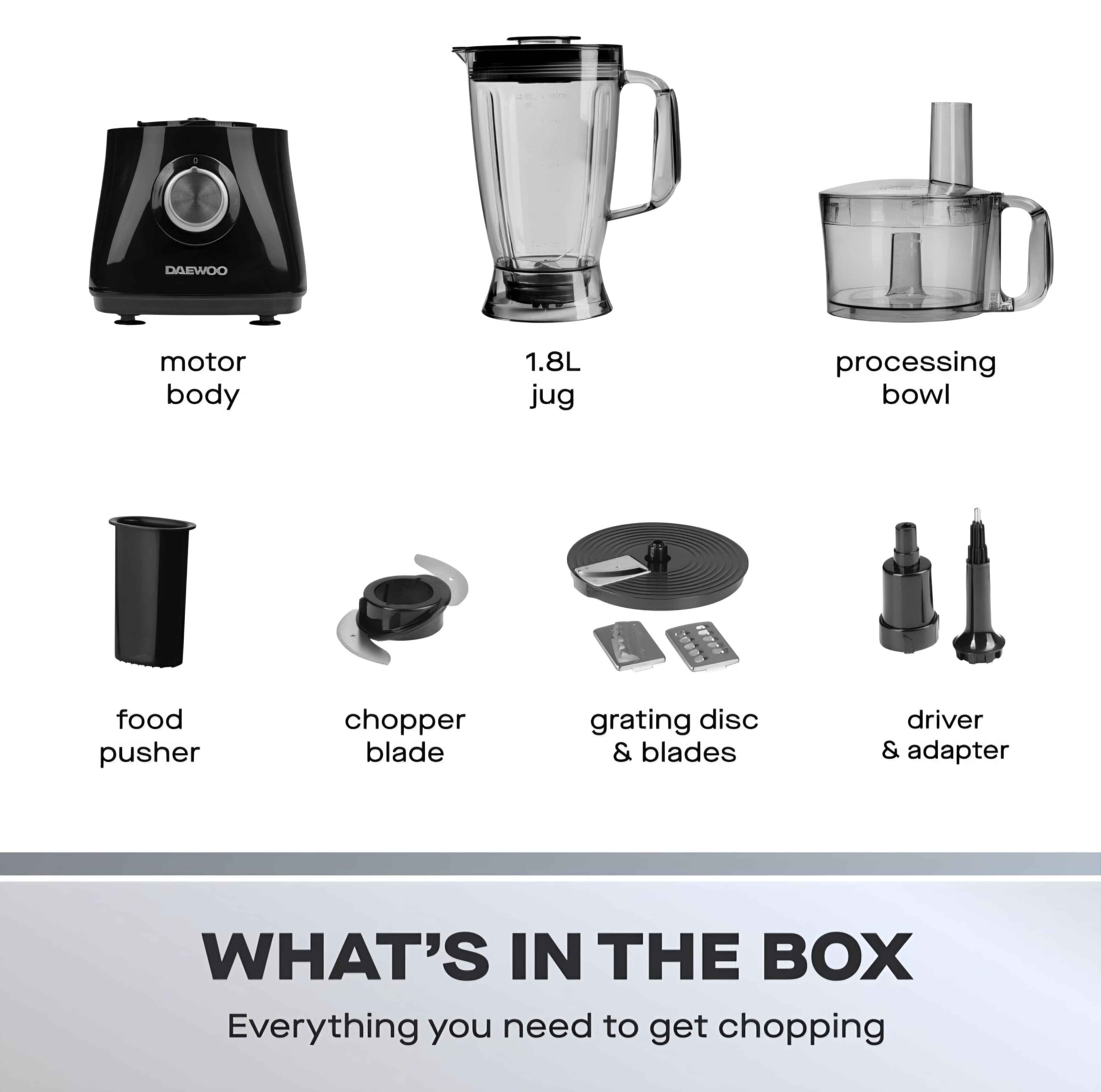 Daewoo 2L Food Processor