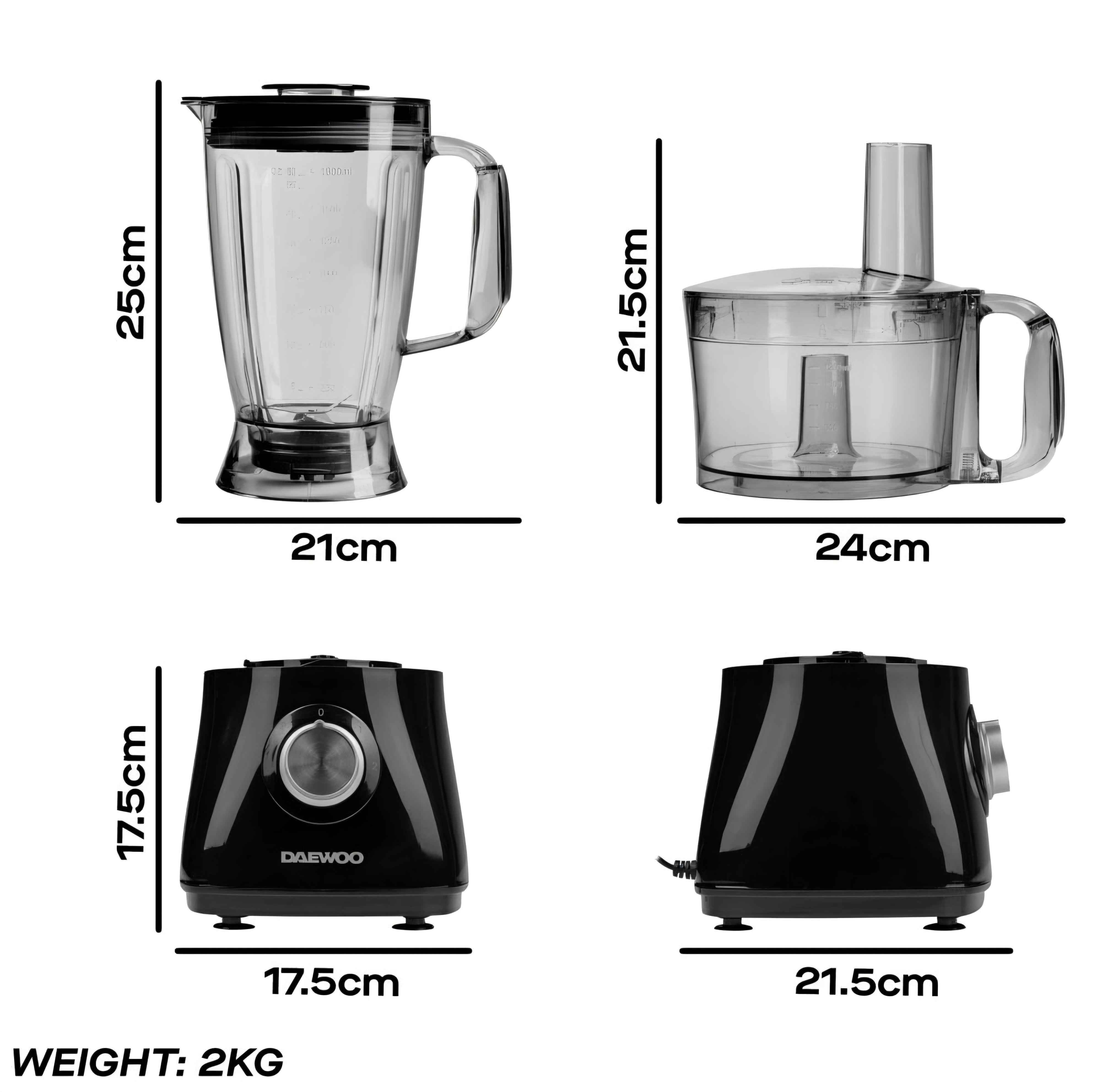 Daewoo 2L Food Processor