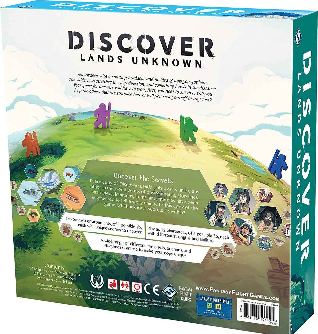Discover Lands Unknown Board Game