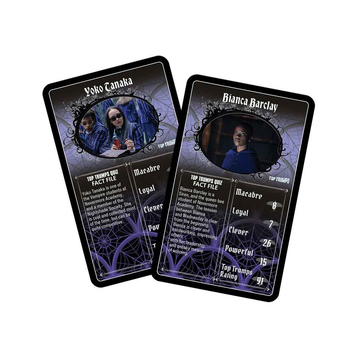 Top Trumps Wednesday Card Game