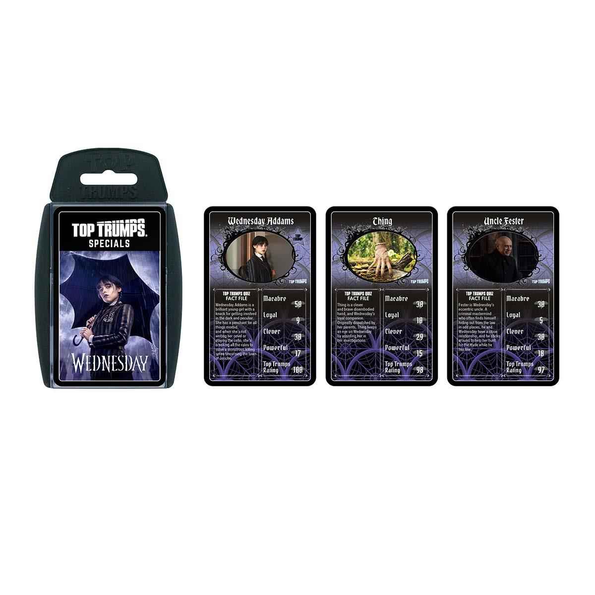 Top Trumps Wednesday Card Game