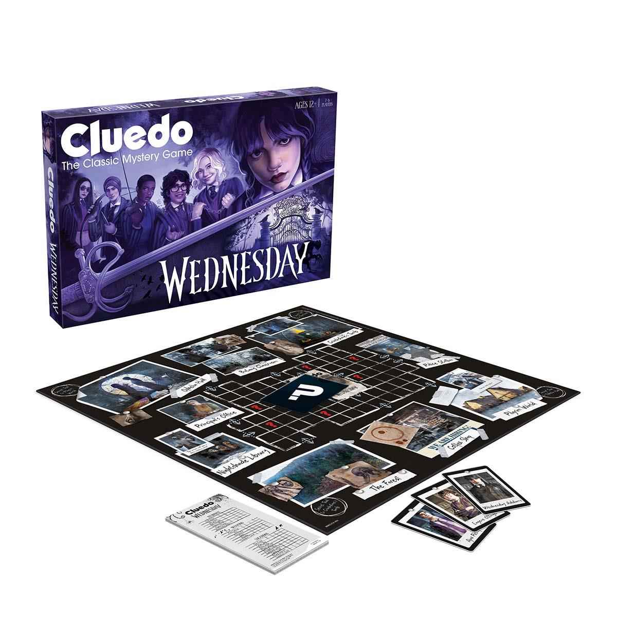 Wednesday Cluedo Mystery Board Game